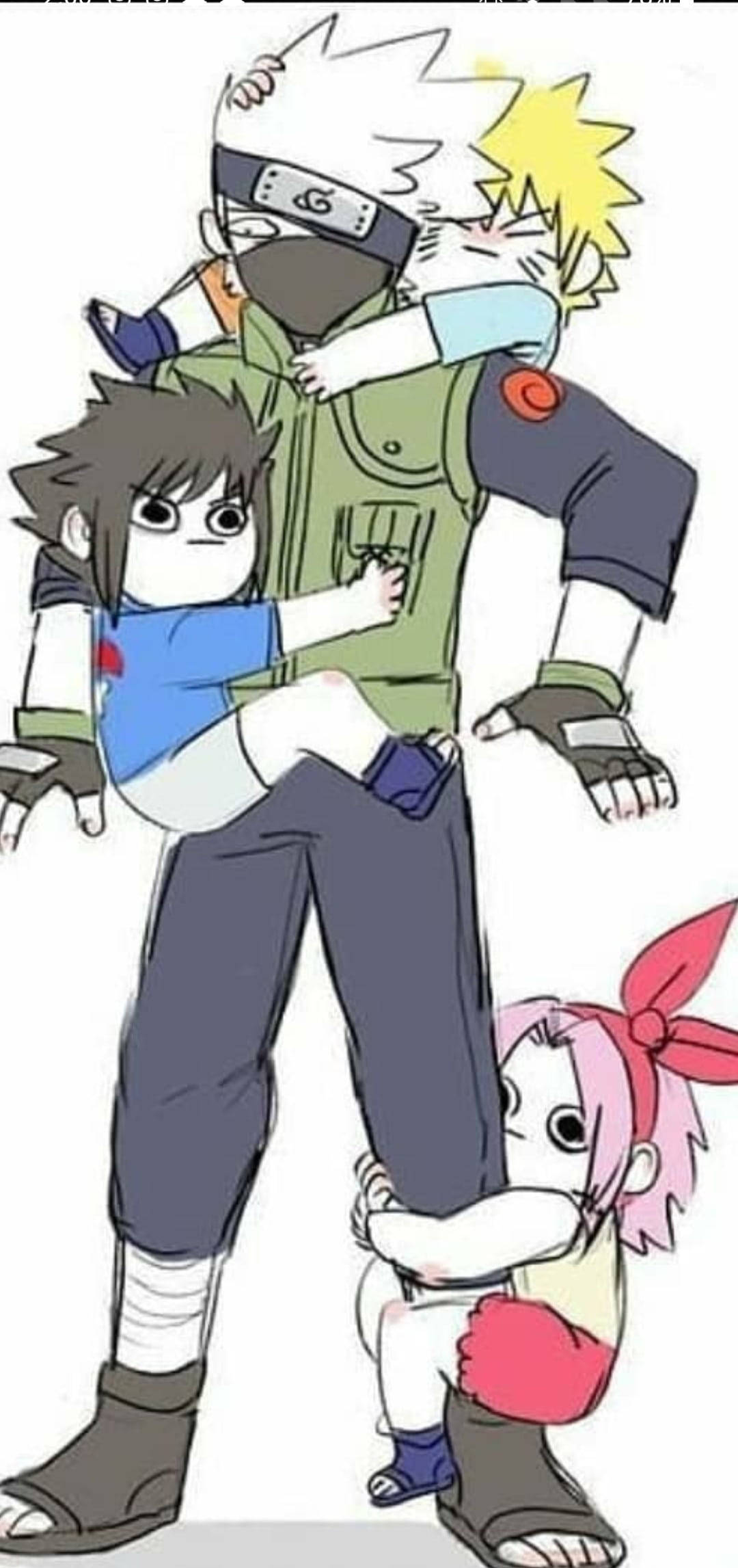 Kakashi ทีม 7 นารูโตะ iPhone วอลเปเปอร์