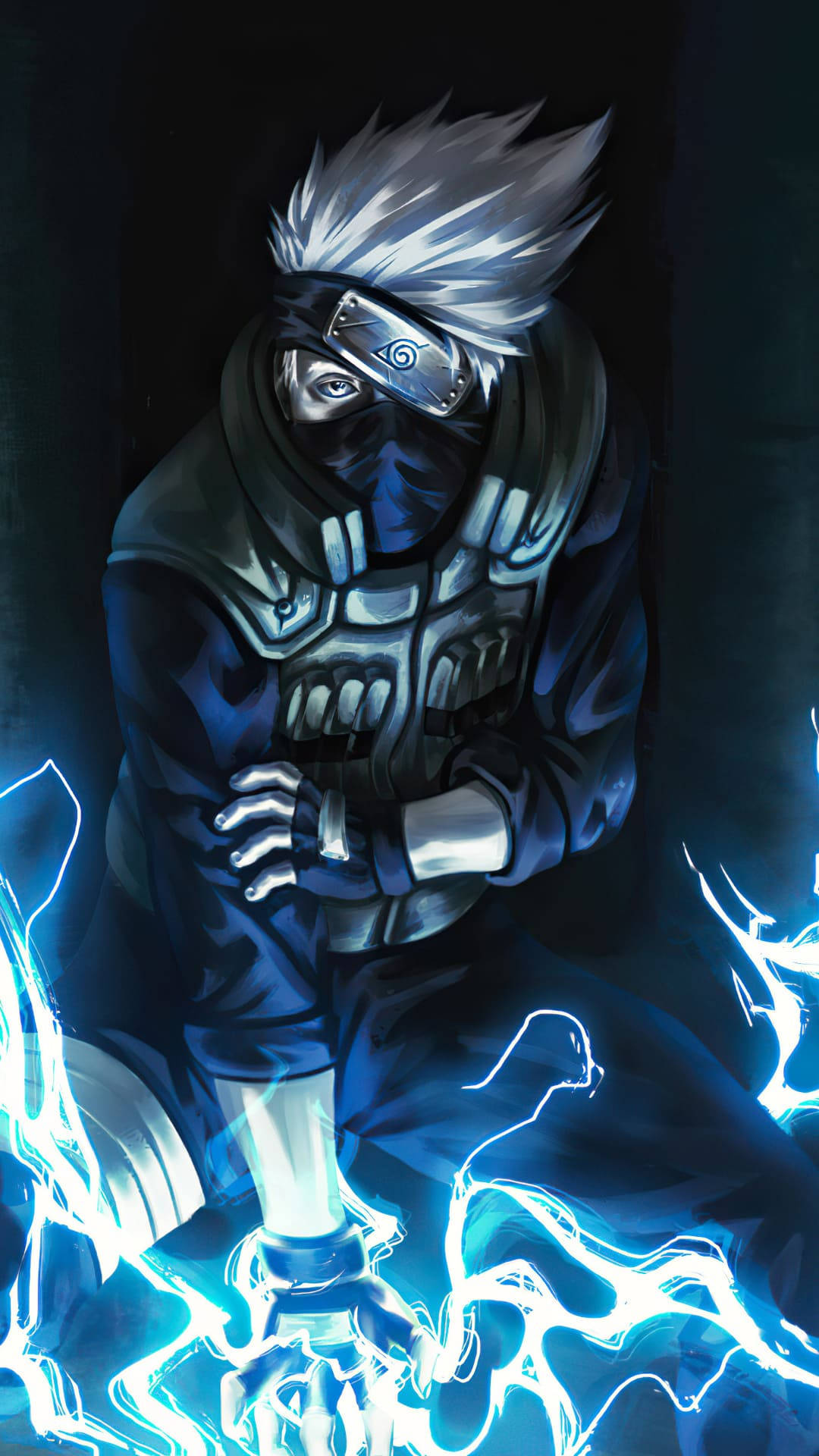 วอลเปเปอร์อนิเมะ Kakashi สายฟ้าสุดเท่ วอลเปเปอร์