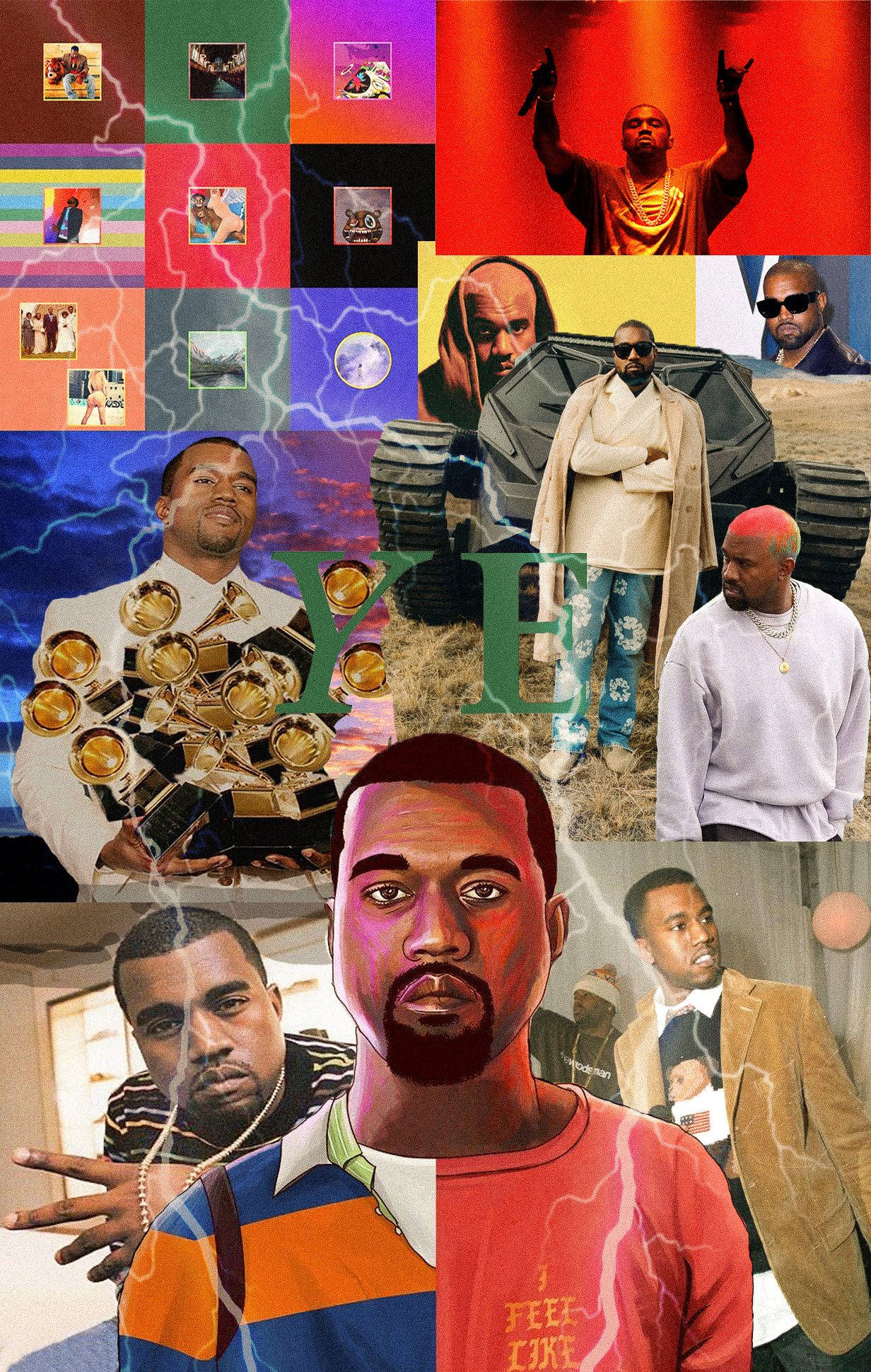 “Kanye West - College Dropout” วอลเปเปอร์
