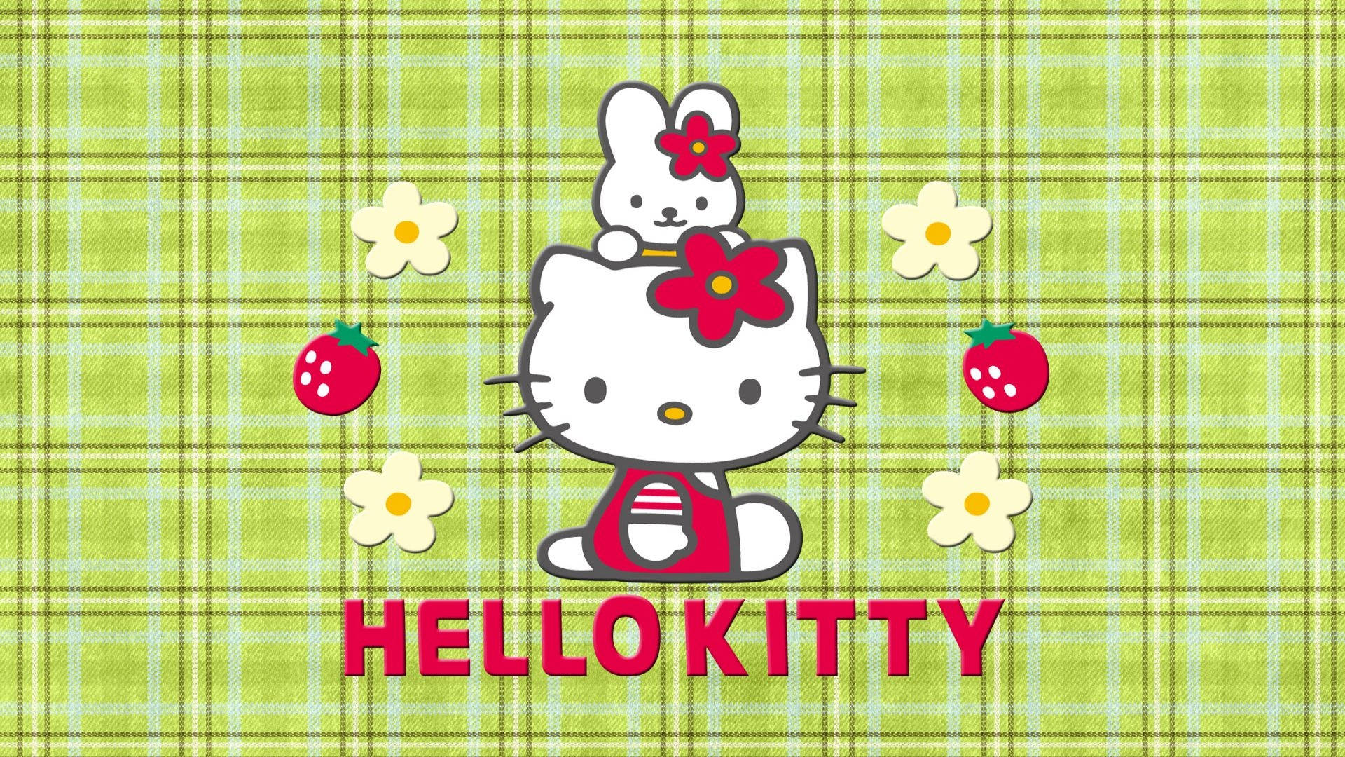 Kathy กับ Hello Kitty สุดน่ารัก วอลเปเปอร์