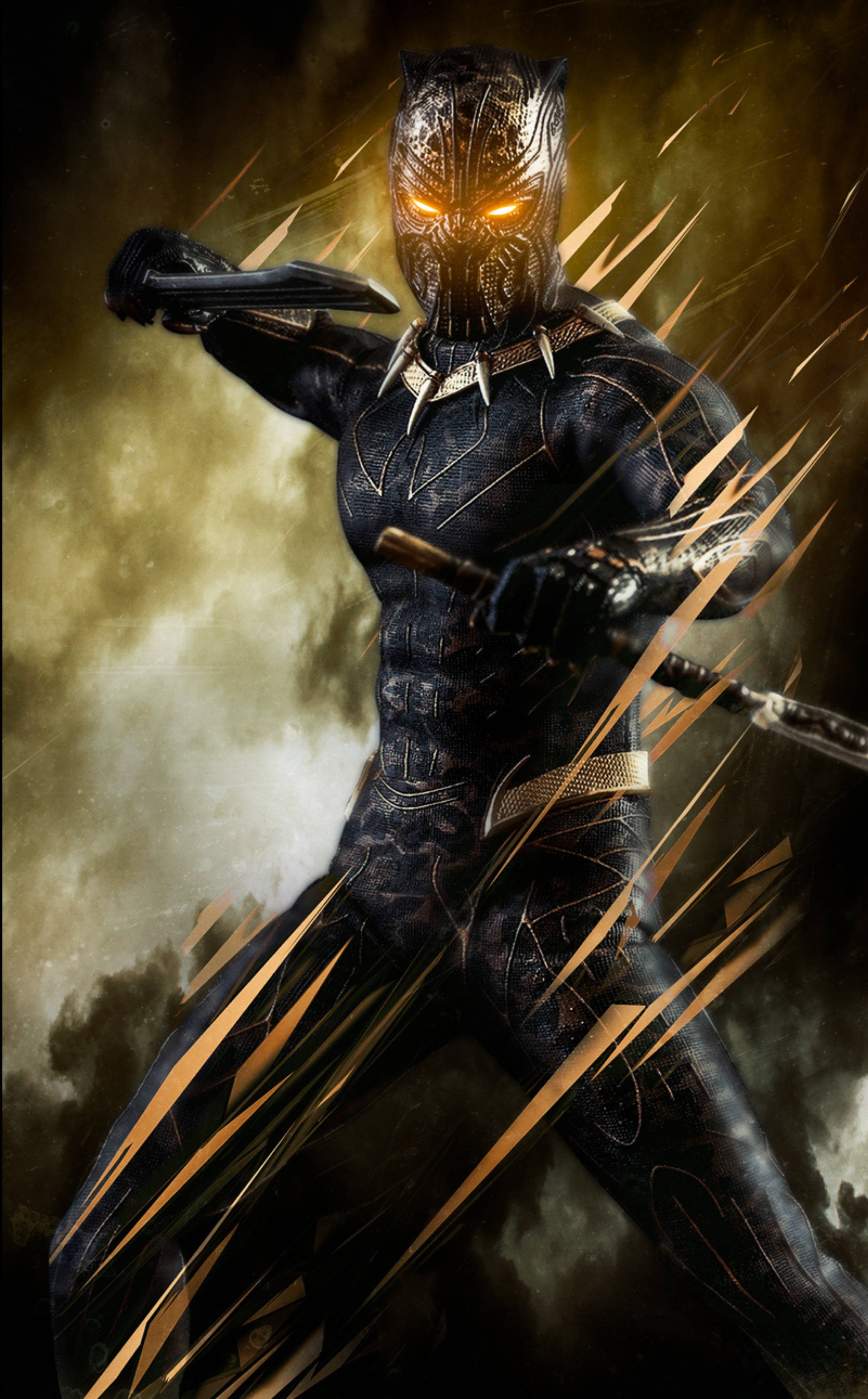 ดวงตาเพลิง Killmonger วอลเปเปอร์
