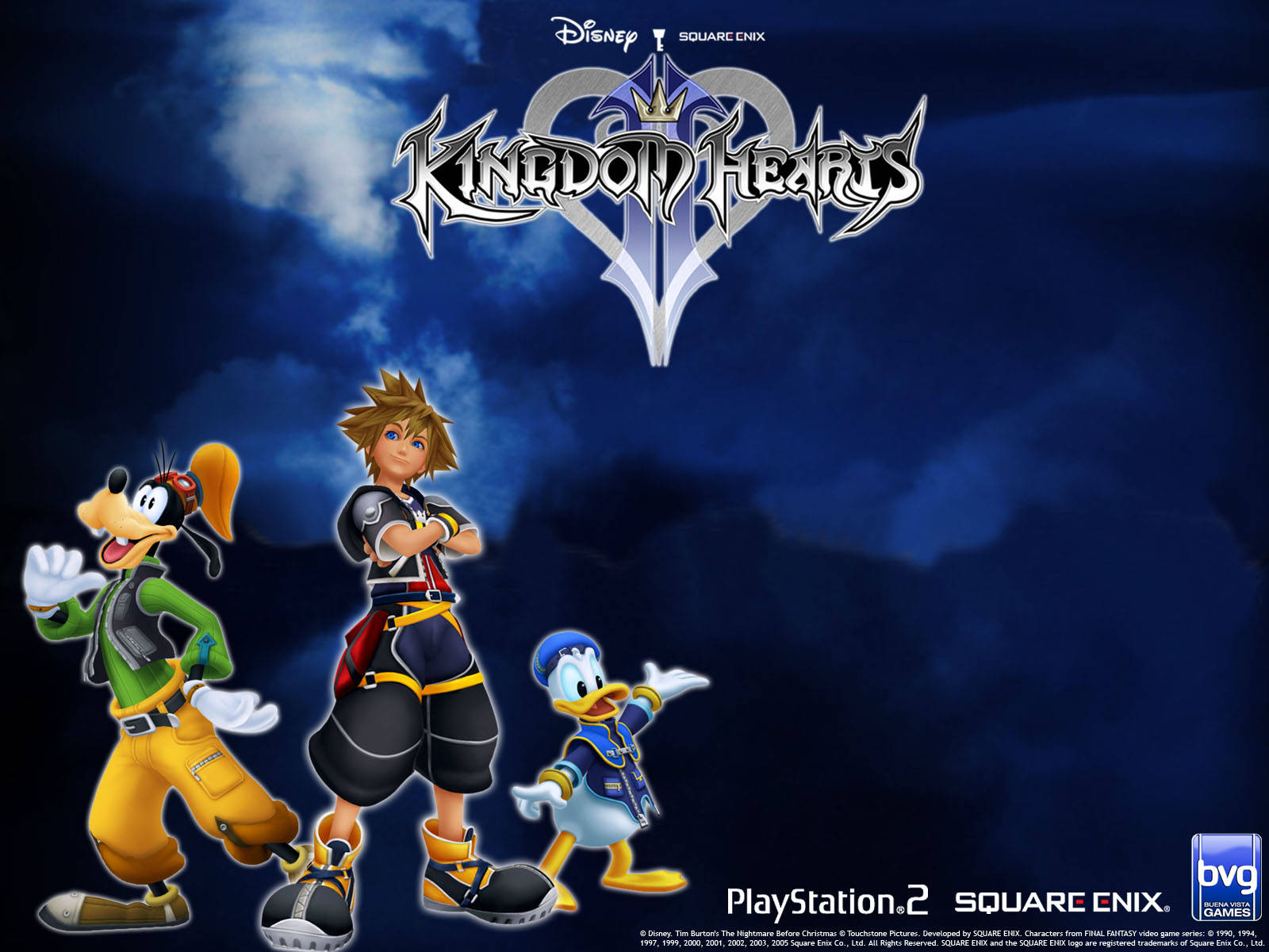 ปกโลโก้ Kingdom Hearts วอลเปเปอร์