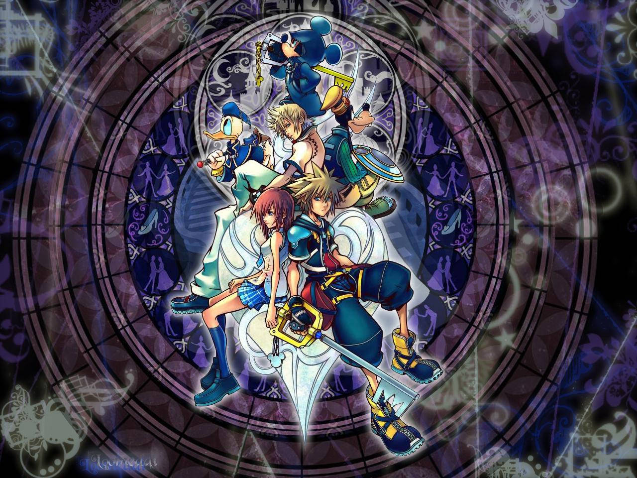 โลโก้ Kingdom Hearts สุดสวย วอลเปเปอร์