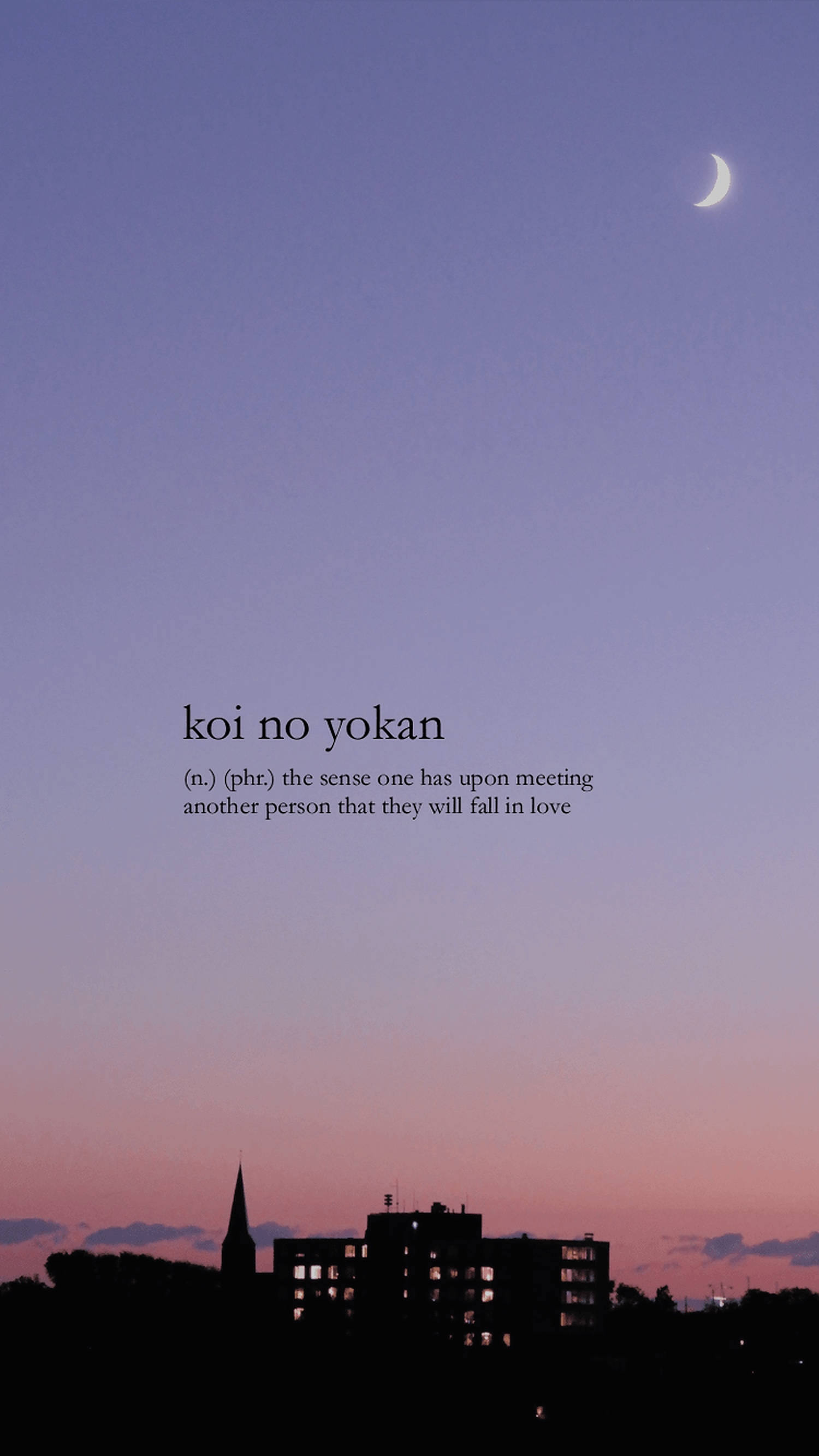 คำสวยงาม Koi No Yokan วอลเปเปอร์