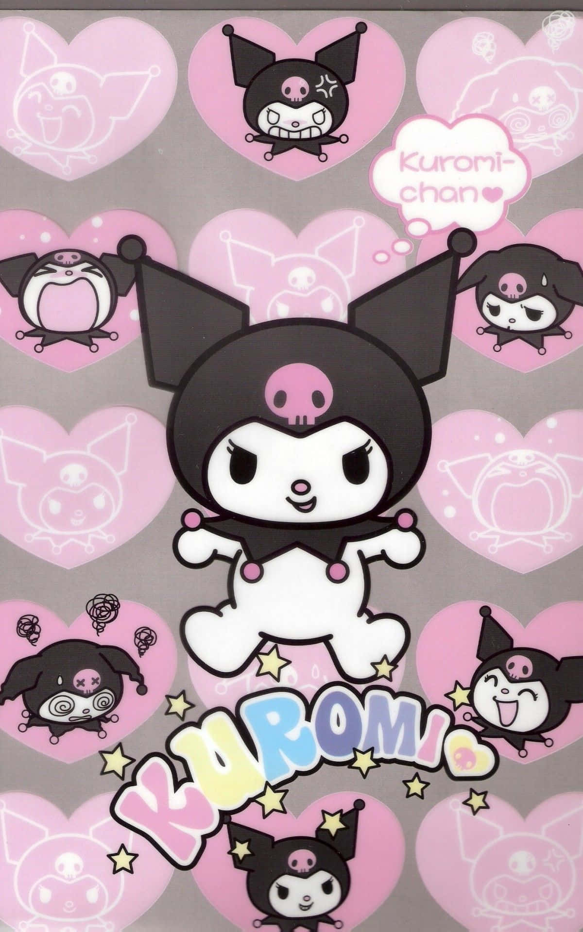 เพลิดเพลินกับ Kuromi iPhone ของคุณ ตัวเลือกที่สมบูรณ์แบบสำหรับผู้ที่รักตัวละครน่ารัก Hello Kitty วอลเปเปอร์