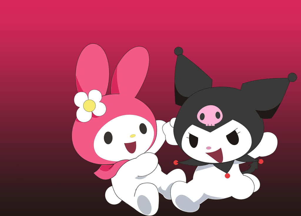 วอลเปเปอร์เดสก์ท็อป Kuromi และ My Melody วอลเปเปอร์