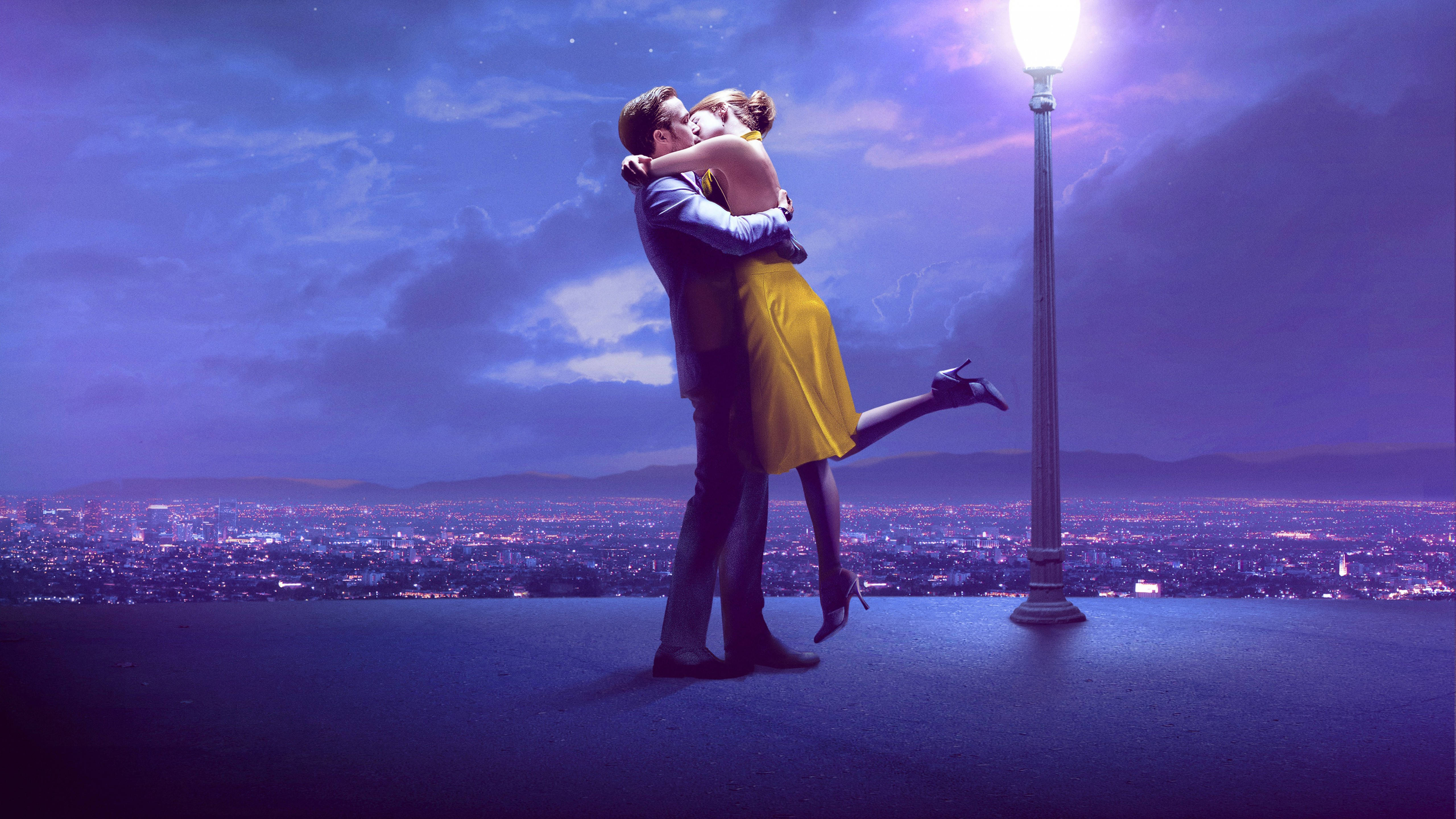 La La Land จูบ HD วอลเปเปอร์