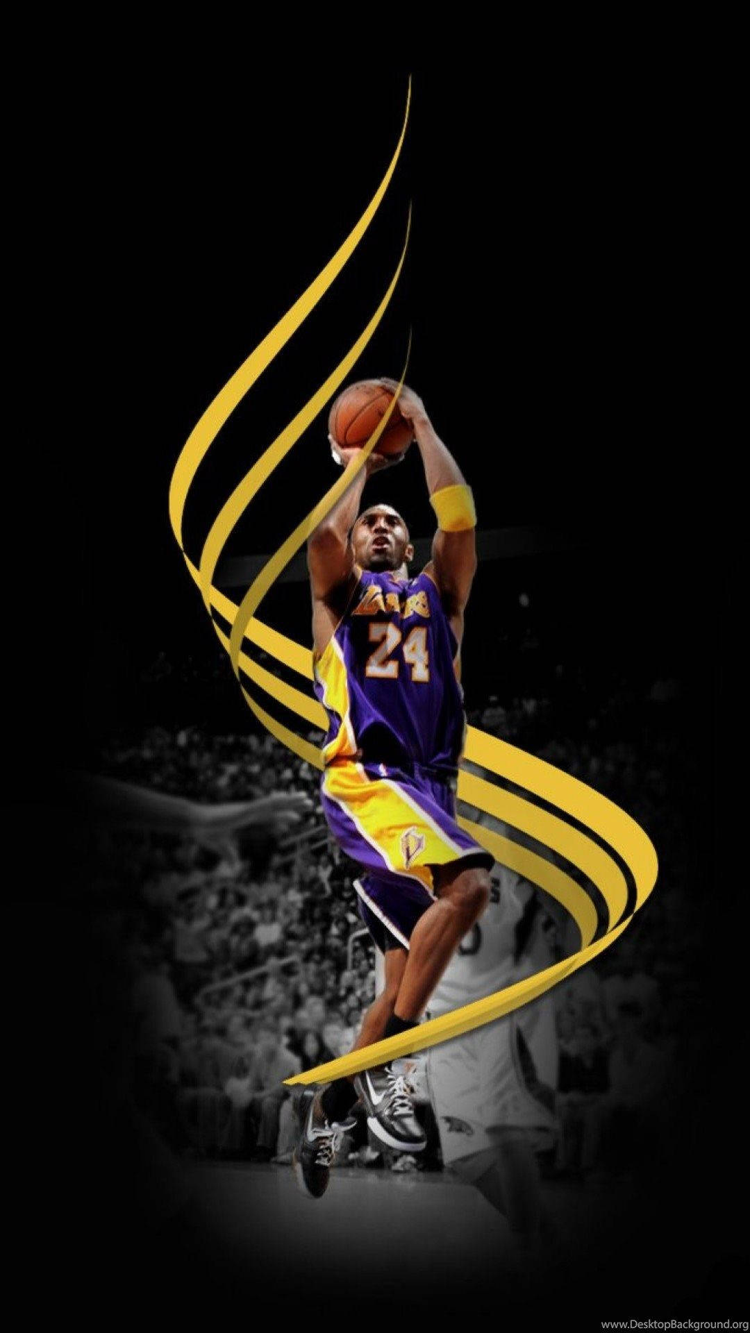 Lakers iPhone — บาสเกตบอล GIF วอลเปเปอร์