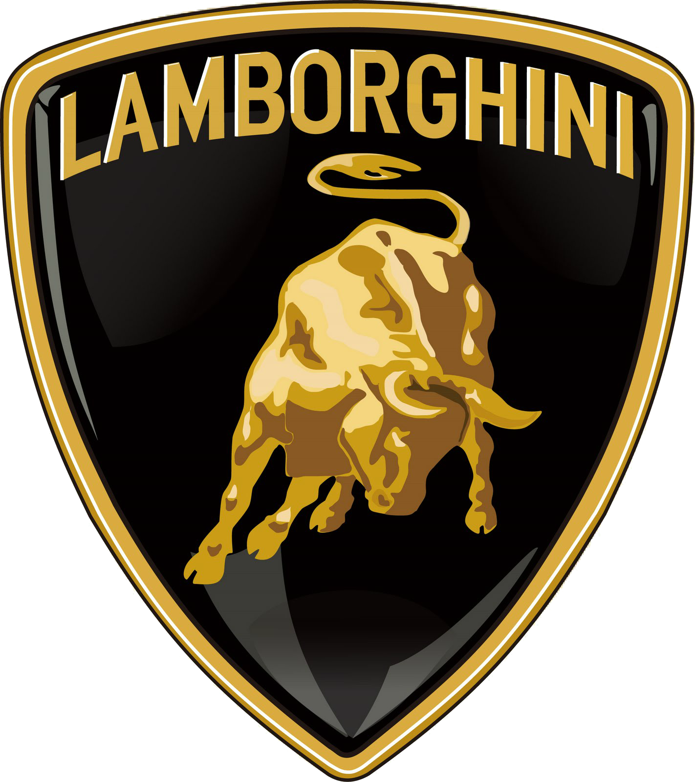 โลโก้กระทิงทองคำ Lamborghini วอลเปเปอร์