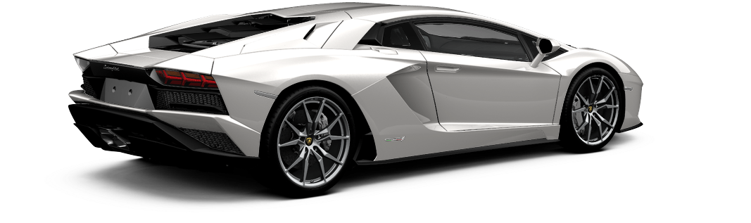 มุมมองด้านข้างของ Lamborghini Aventador สีเงิน วอลเปเปอร์
