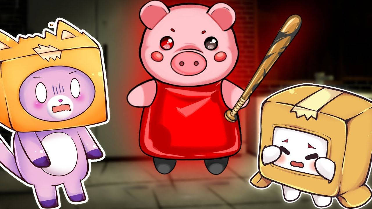 LankyBox Foxy Roblox Piggy และ Boxy วอลเปเปอร์