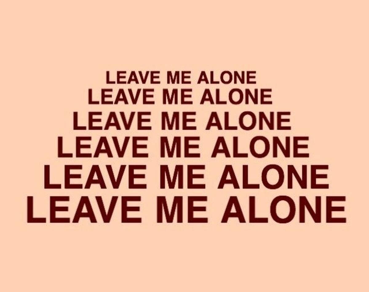 Leave Me Alone ตำแหน่งคล้ายบันได — สีชมพูสวยงาม GIF วอลเปเปอร์