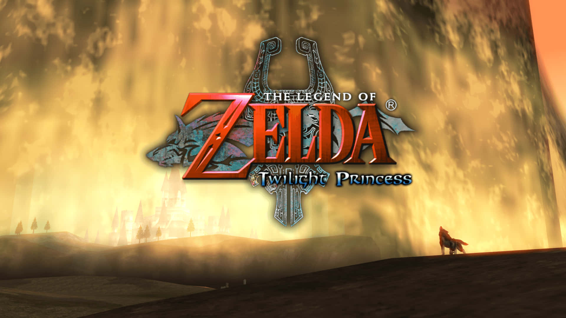 โลโก้อาร์ต Legend Of Zelda Twilight Princess วอลเปเปอร์