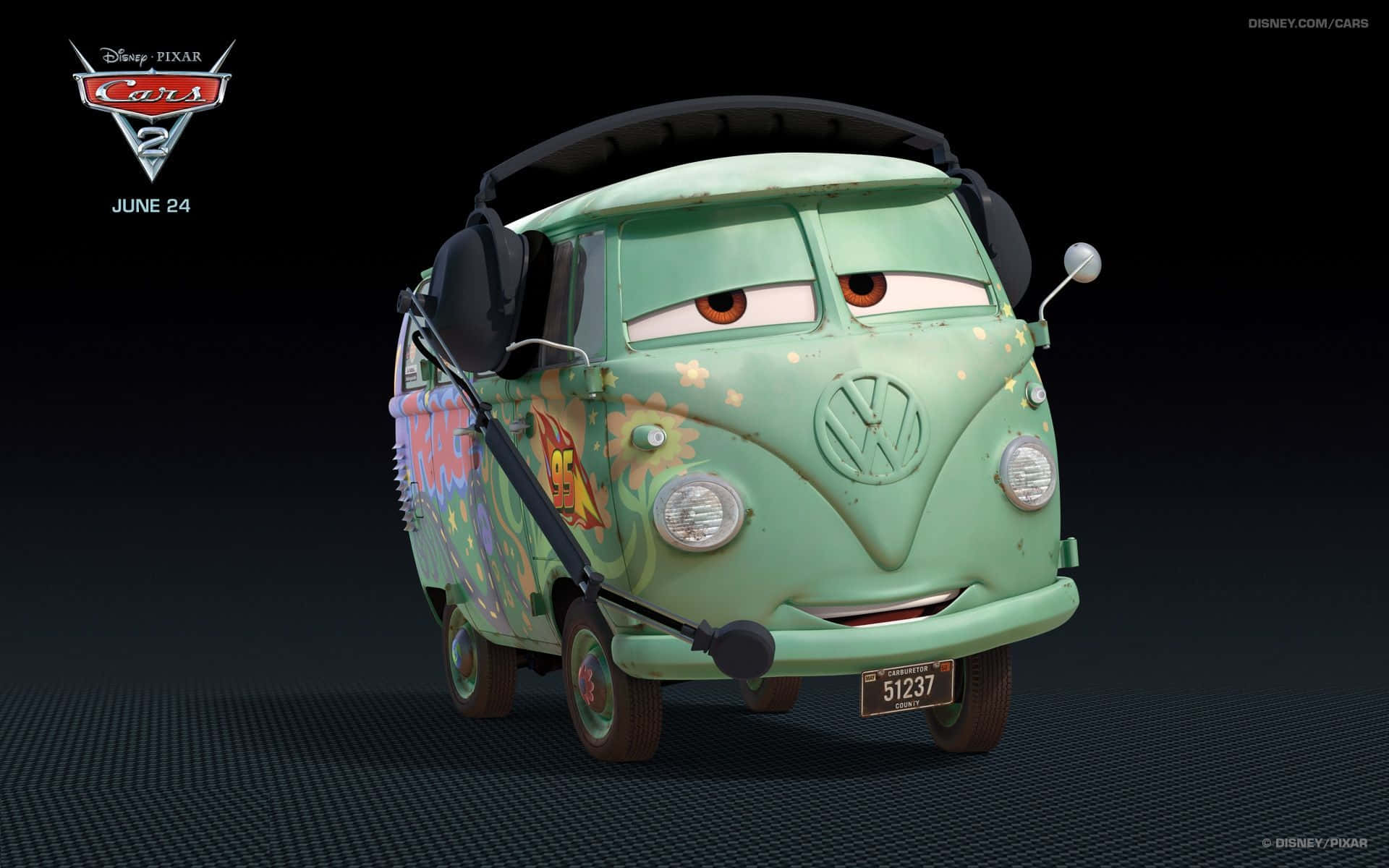 Lightning McQueen พิชิตโลกใน Cars 2 วอลเปเปอร์