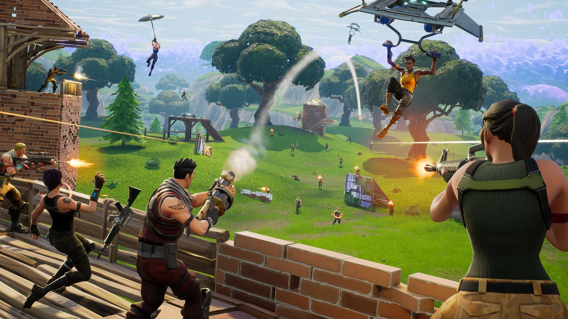 โหมดเวลา Limited Fortnite 50v50 HD วอลเปเปอร์