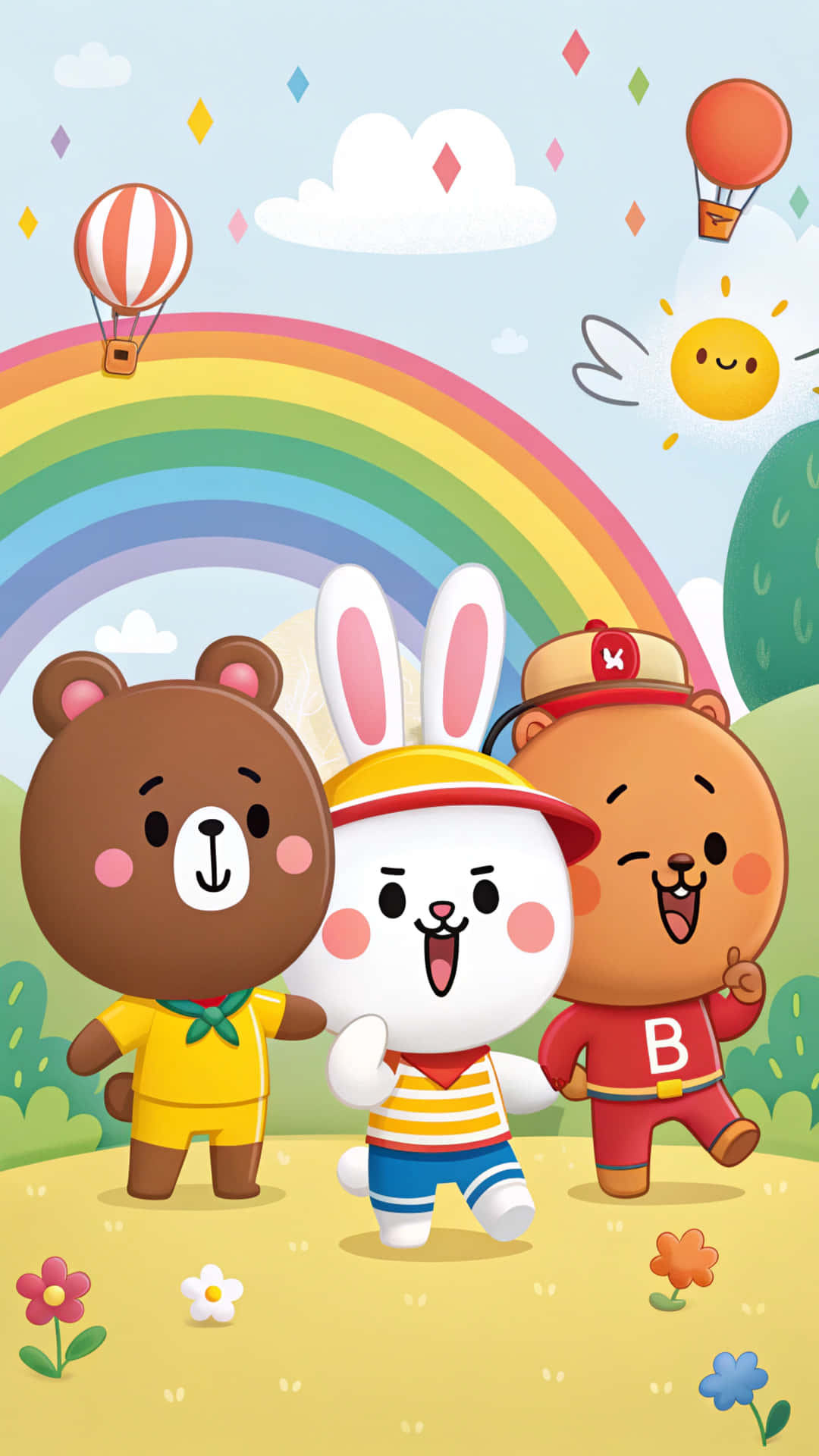 วอลเปเปอร์ Line Friends วอลเปเปอร์