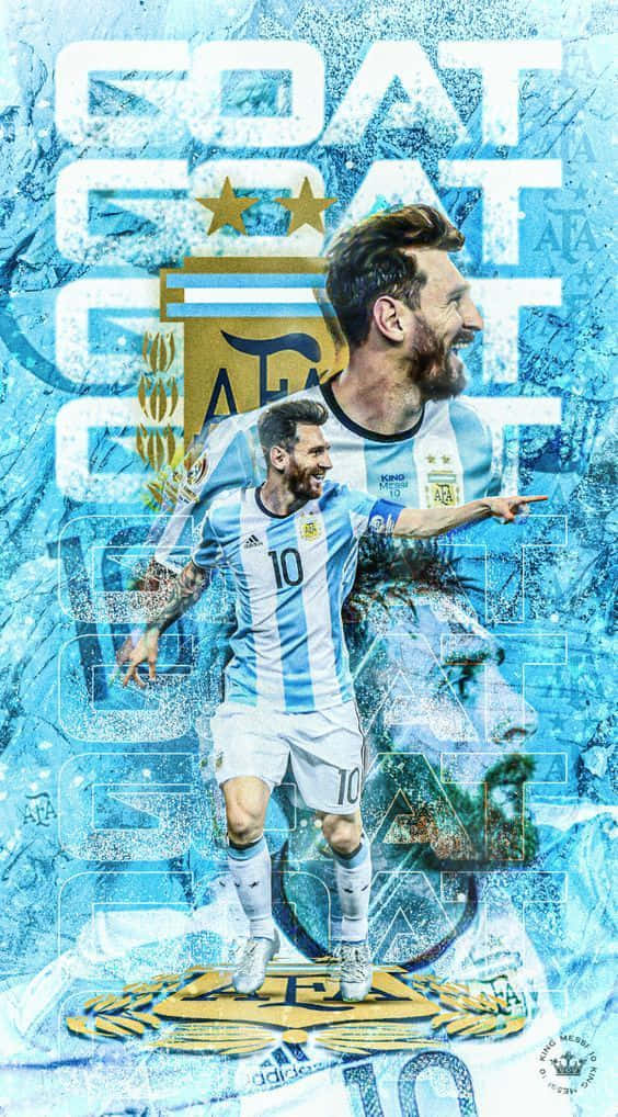 Lionel Messi iPhone อาร์เจนตินา G.O.A.T. วอลเปเปอร์