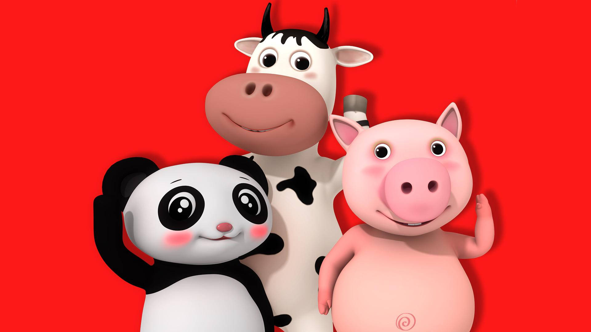 สัตว์น้อยน่ารักจาก Little Baby Bum วอลเปเปอร์