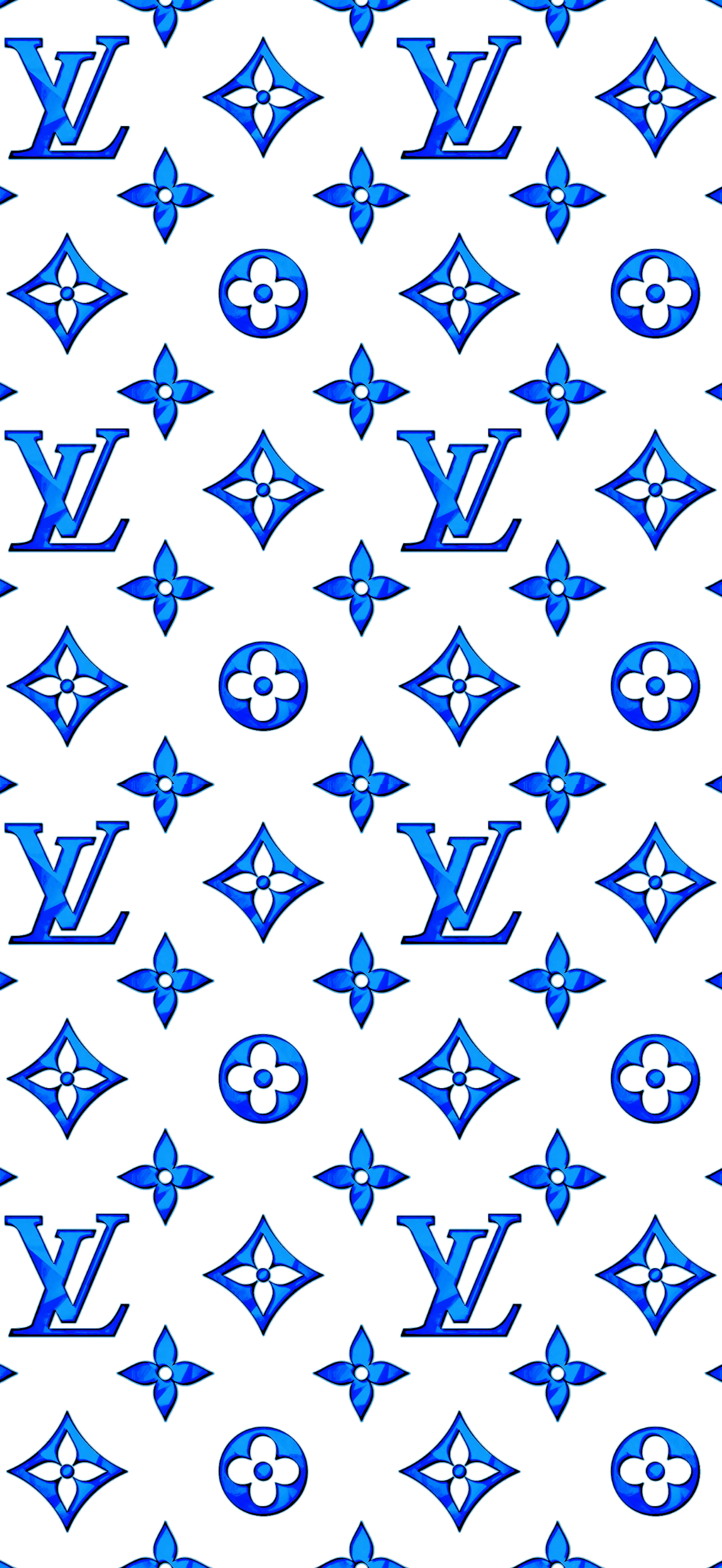 “สร้างคำพูดที่หรูหราและมีสไตล์ด้วย Louis Vuitton Blue” วอลเปเปอร์