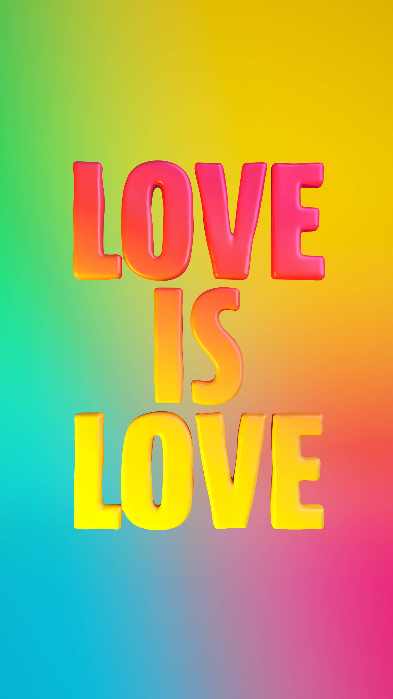 Love Is Love LGBT โทรศัพท์ วอลเปเปอร์