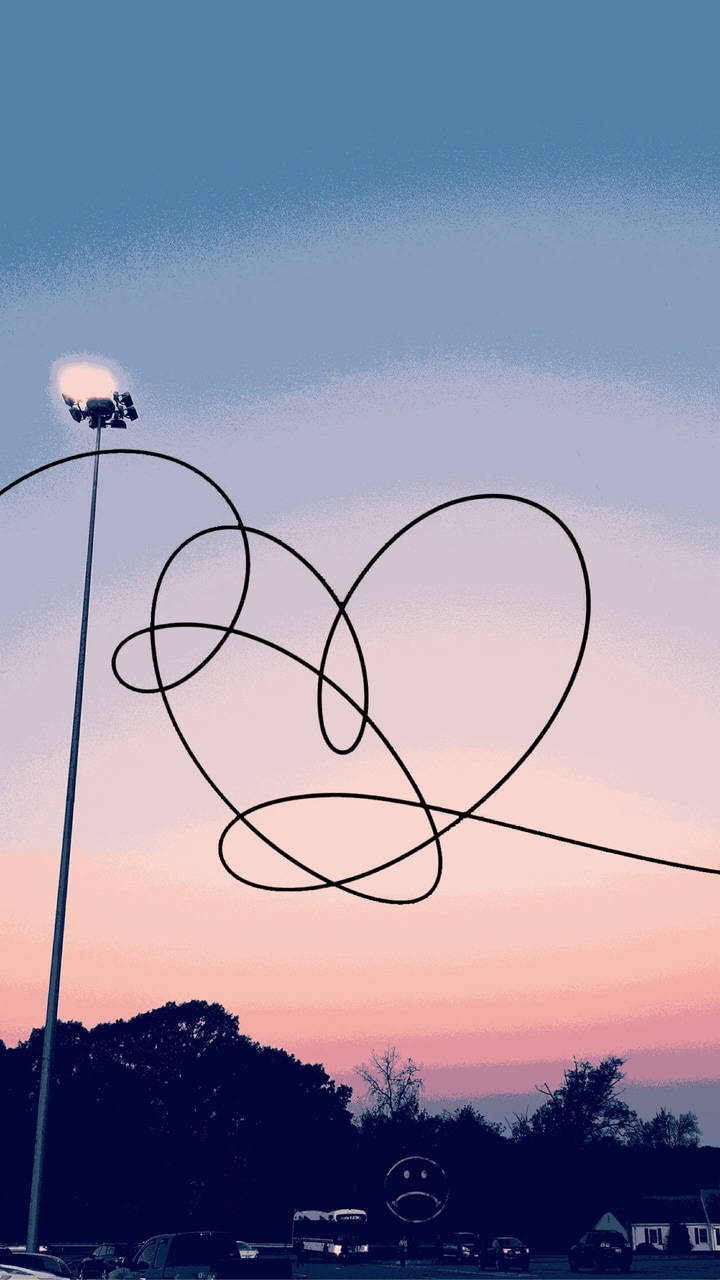 โลโก้ Love Yourself สุนทรียภาพ BTS วอลเปเปอร์