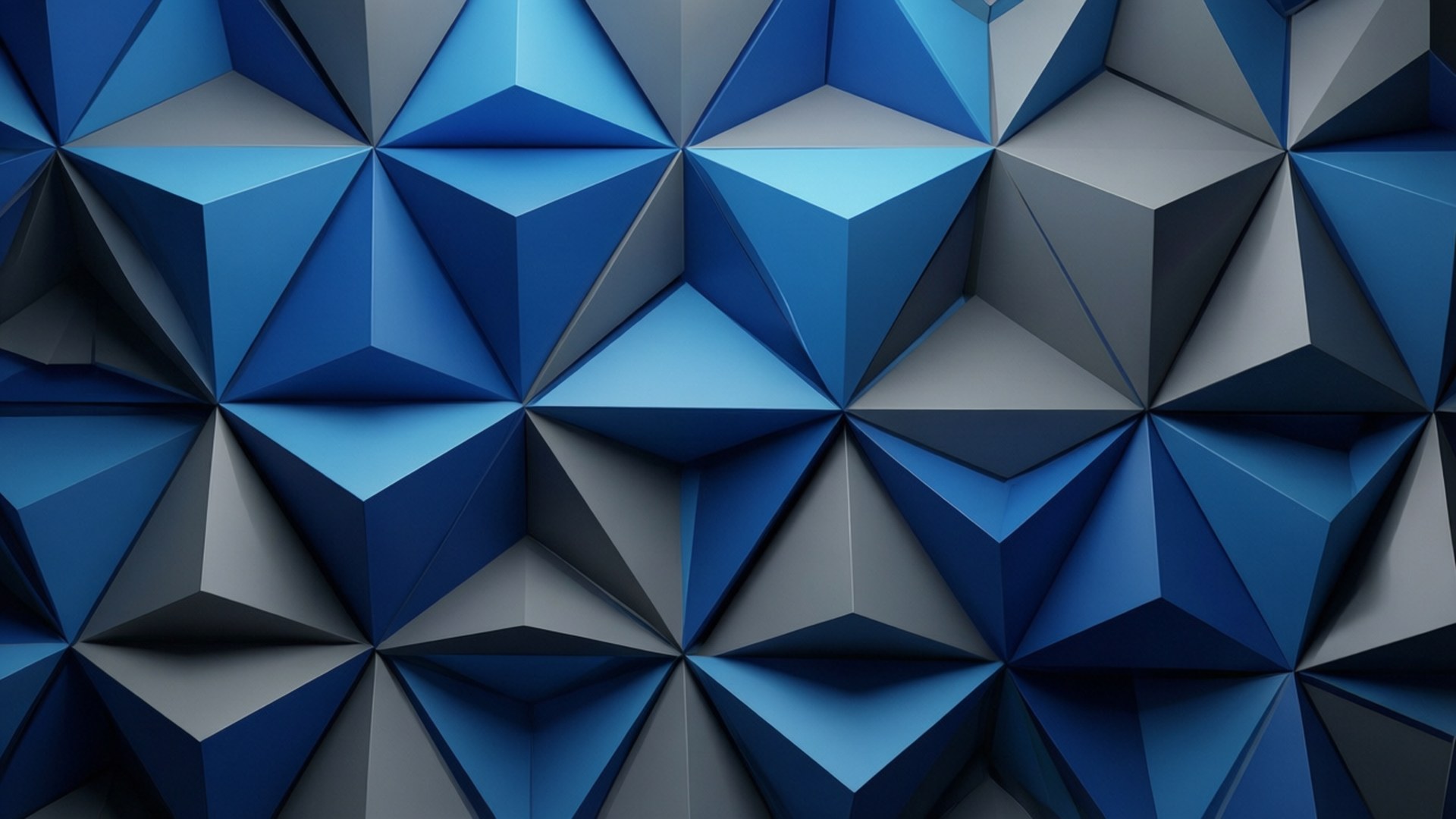 Low-Poly OnePlus สีน้ำเงิน วอลเปเปอร์