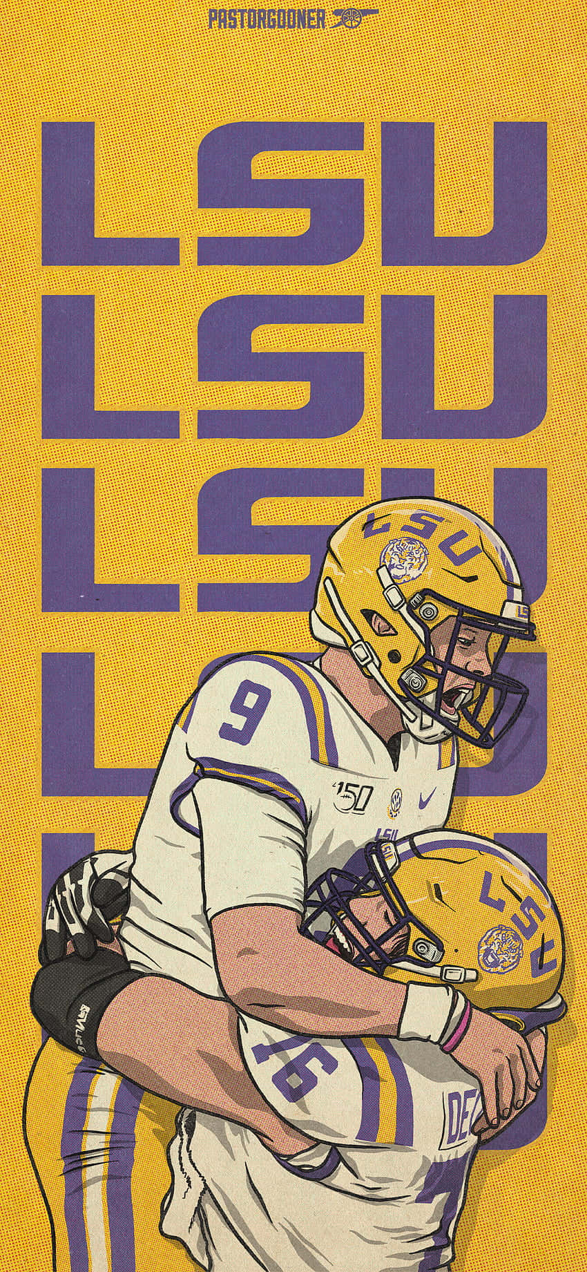 LSU Tigers คำรามสู่ชัยชนะ วอลเปเปอร์