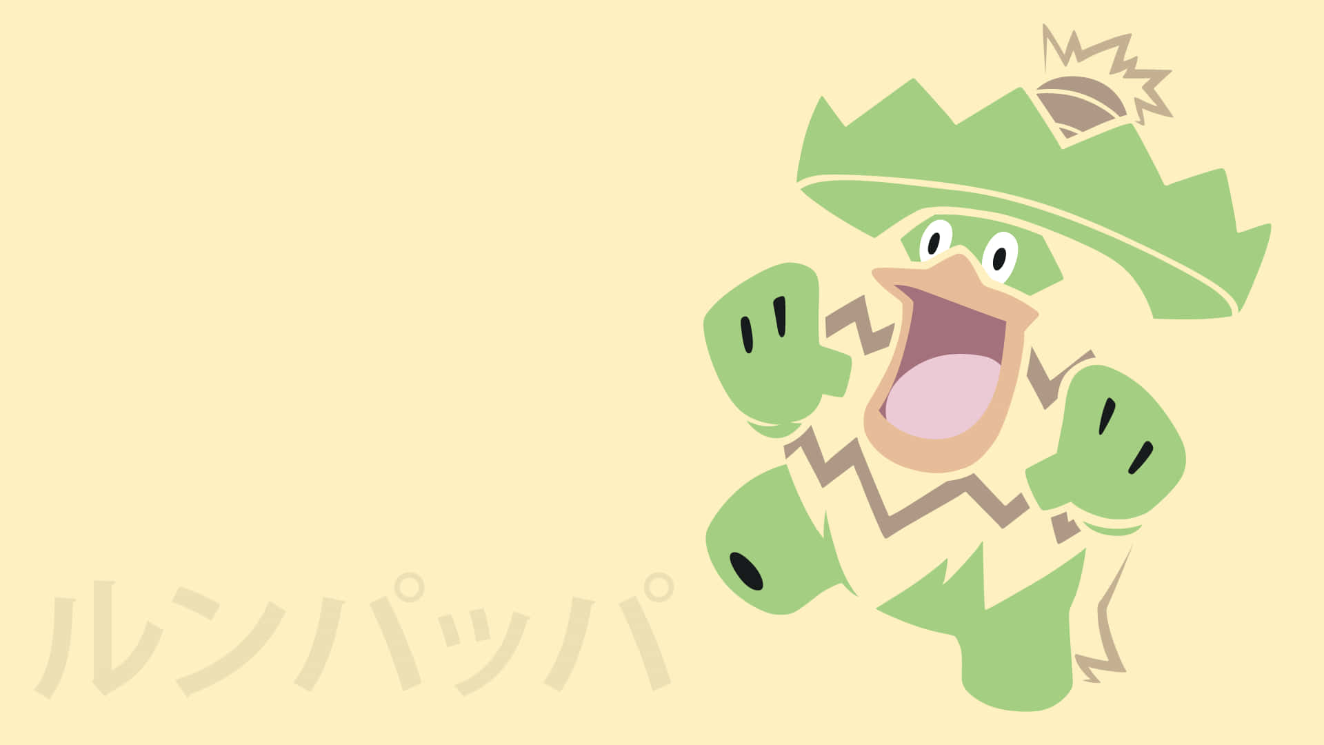 โปเกมอน Ludicolo มินิมอล วอลเปเปอร์
