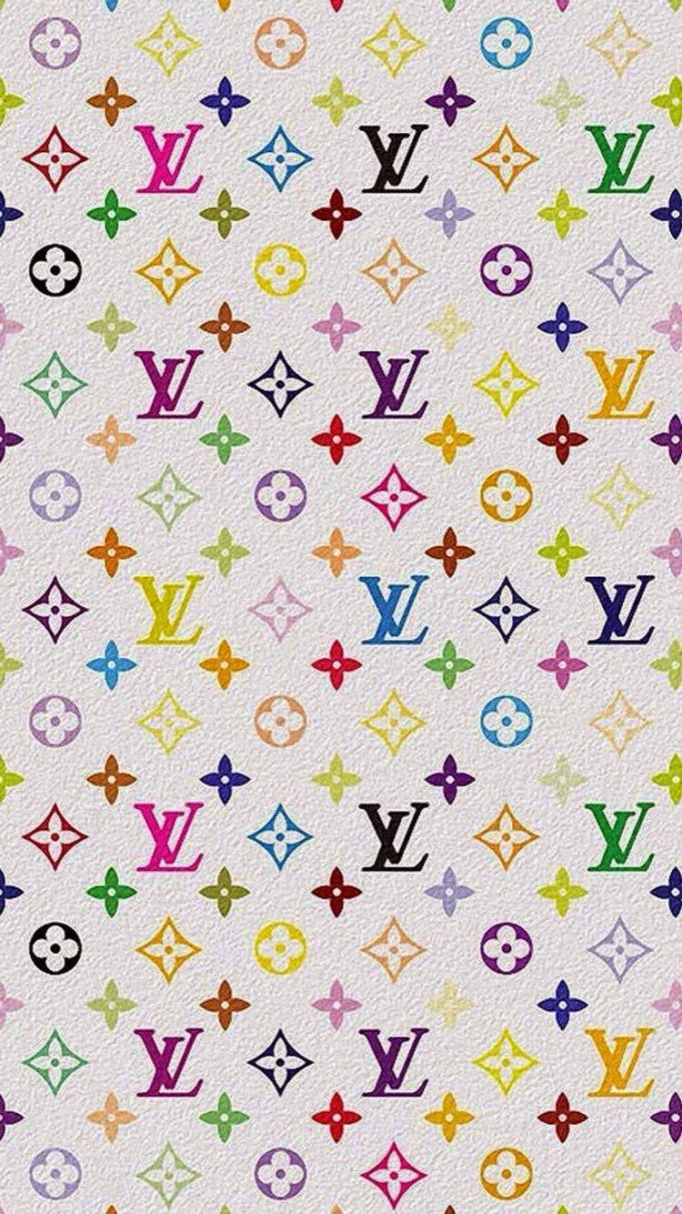 โลโก้โมโนแกรม Lv สไตล์ Y2K วอลเปเปอร์