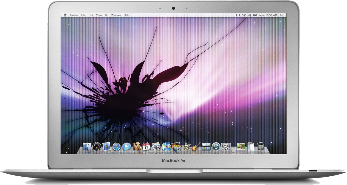 วอลเปเปอร์ MacBook Air หน้าจอแตก วอลเปเปอร์