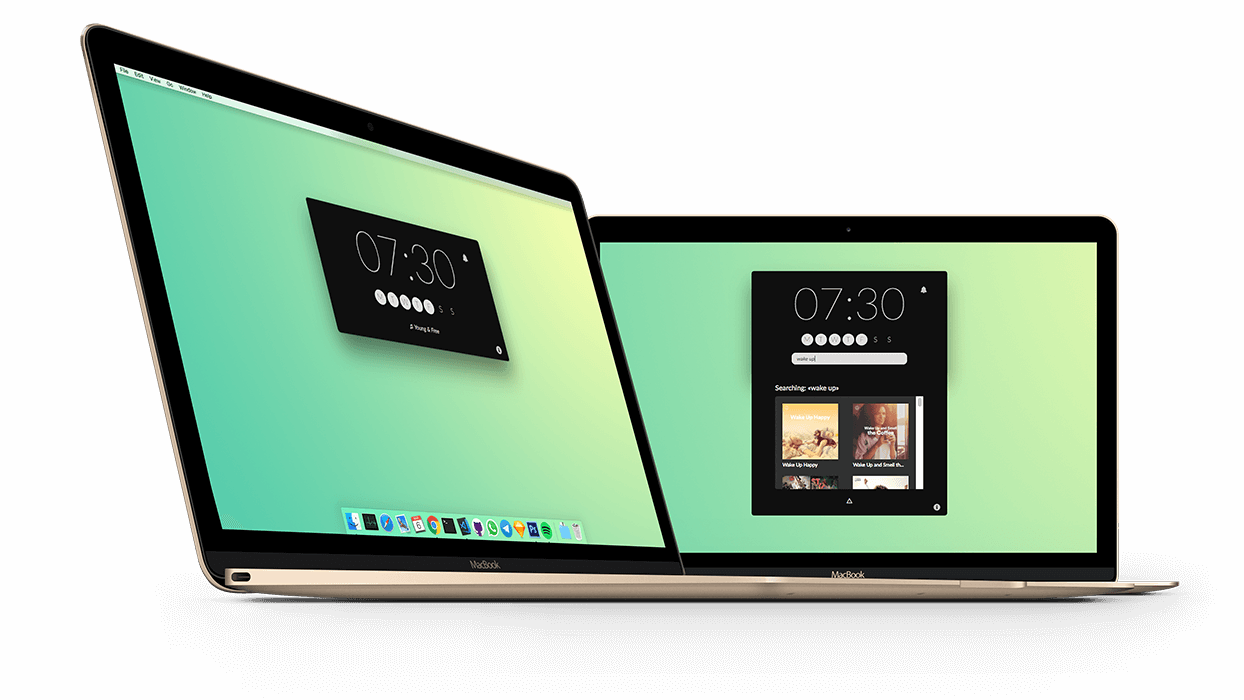 การตั้งค่าจอคู่ MacBook วอลเปเปอร์