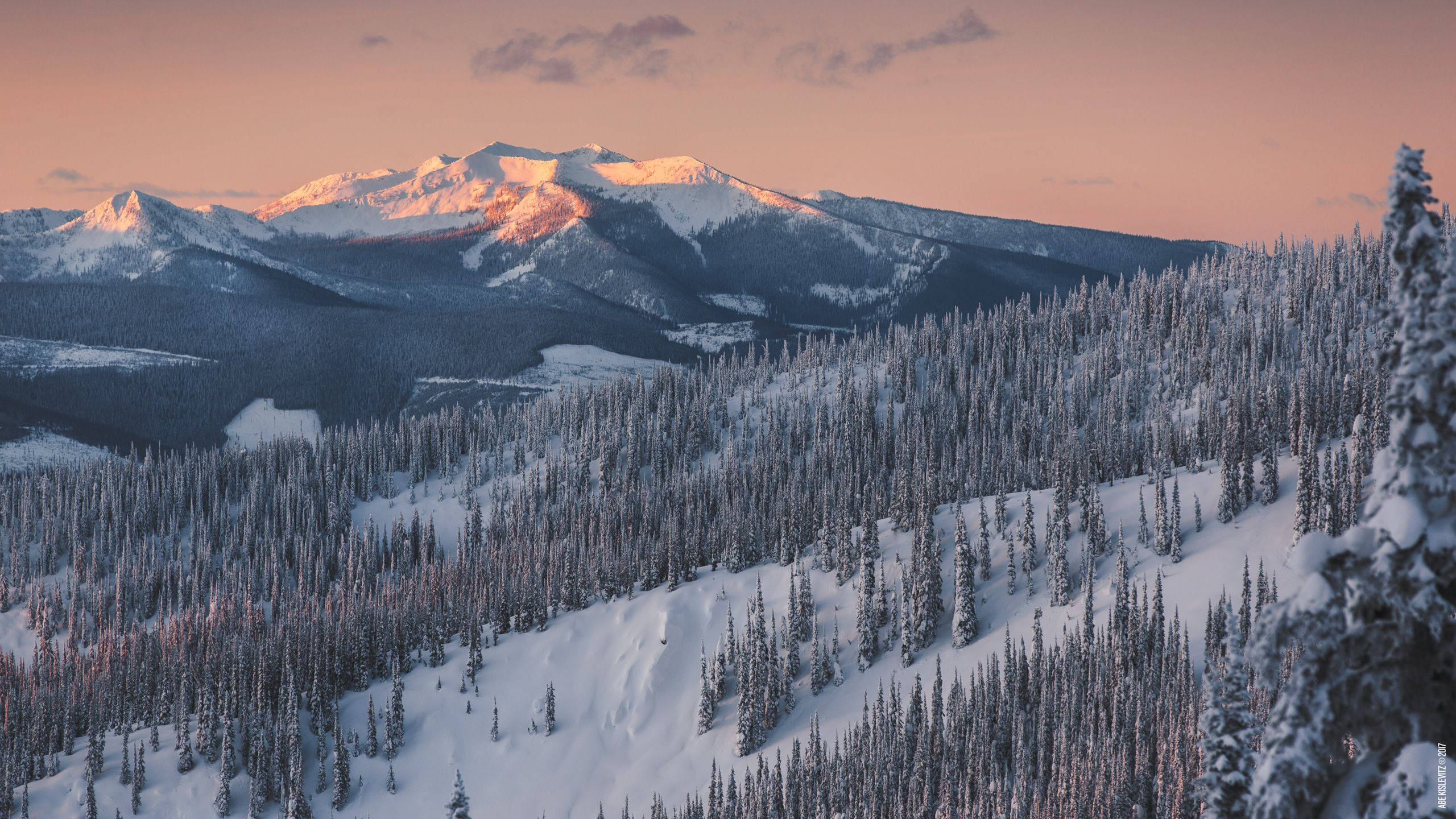 MacBook Pro ทิวเขา Snowy Mountain Range HD วอลเปเปอร์