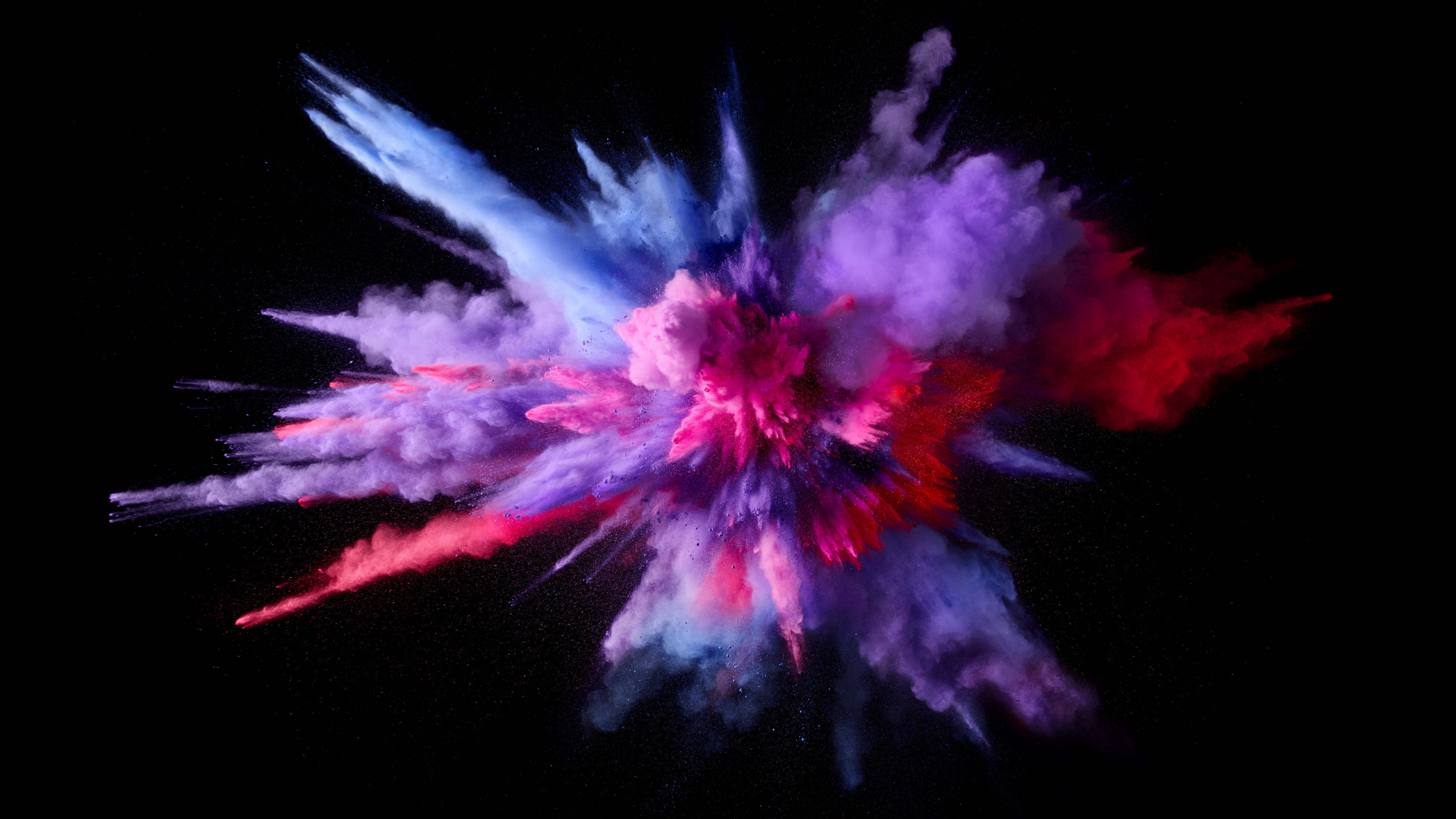 MacBook Pro ระเบิดสีม่วง วอลเปเปอร์