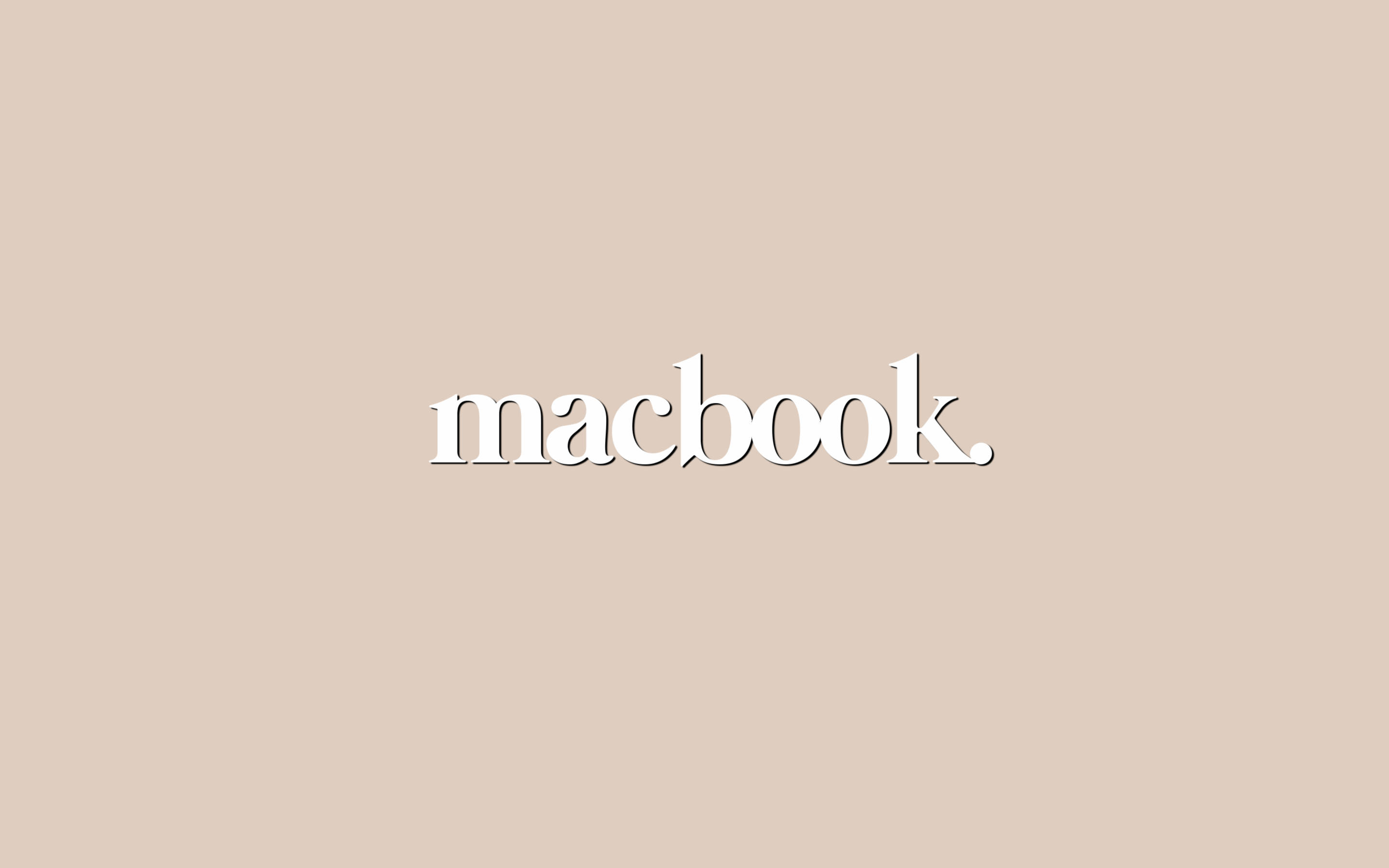 Macbook เรียบหรูสไตล์มินิมอล วอลเปเปอร์