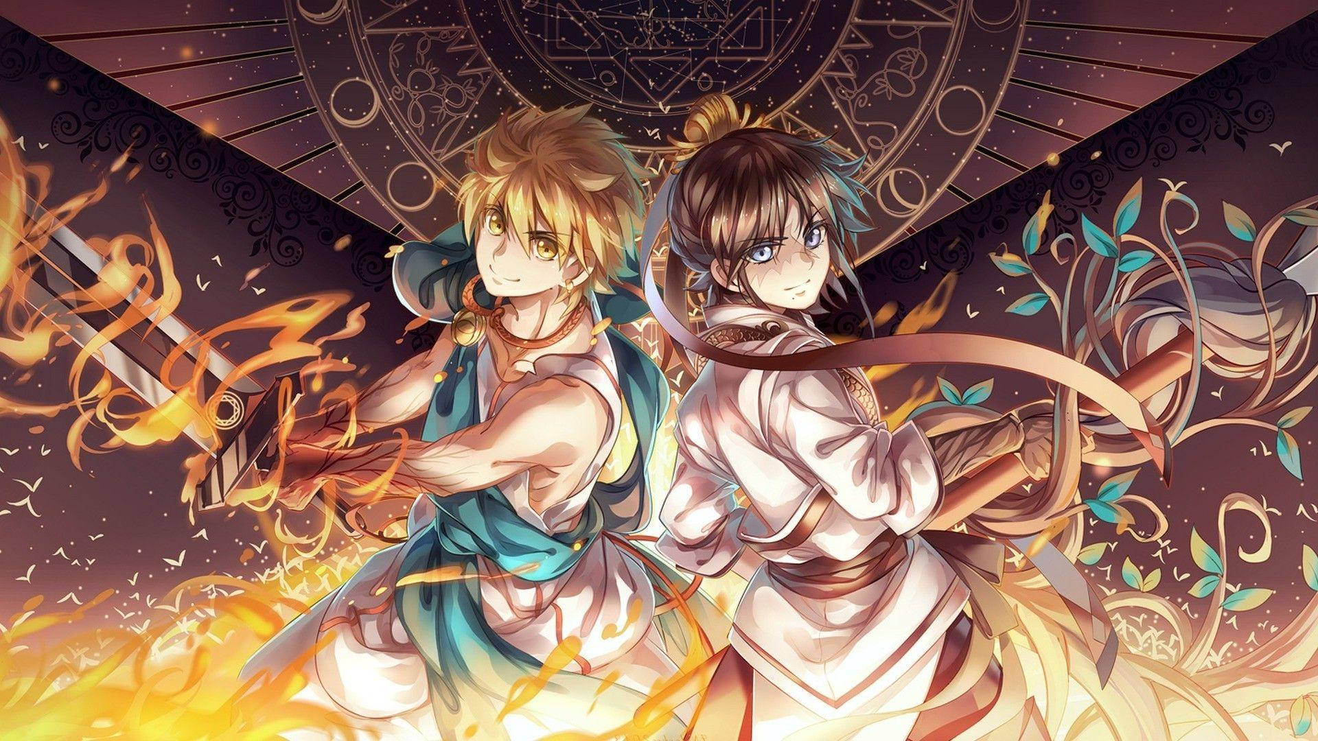 ตัวละครอนิเมะ Magi วอลเปเปอร์