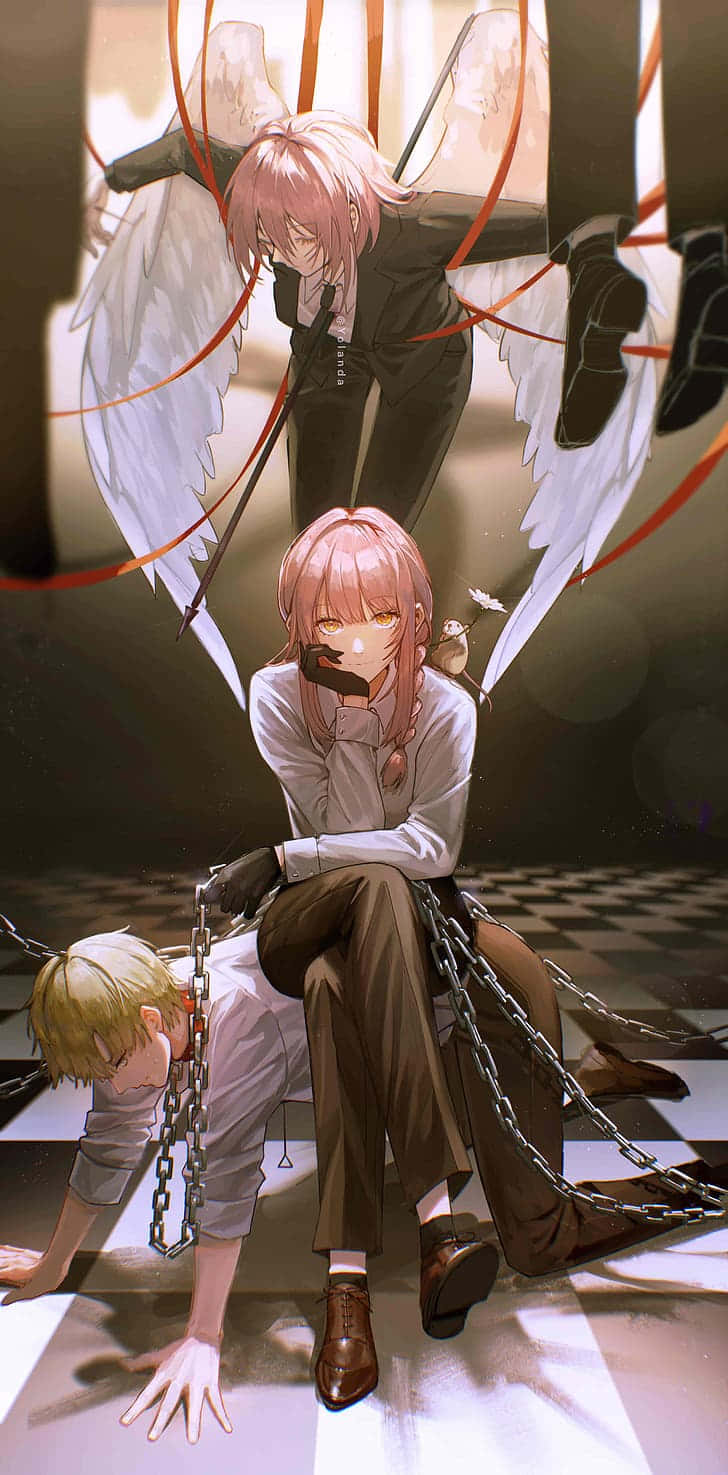 รูปโปรไฟล์ Makima ทรมาน Chainsaw Man วอลเปเปอร์