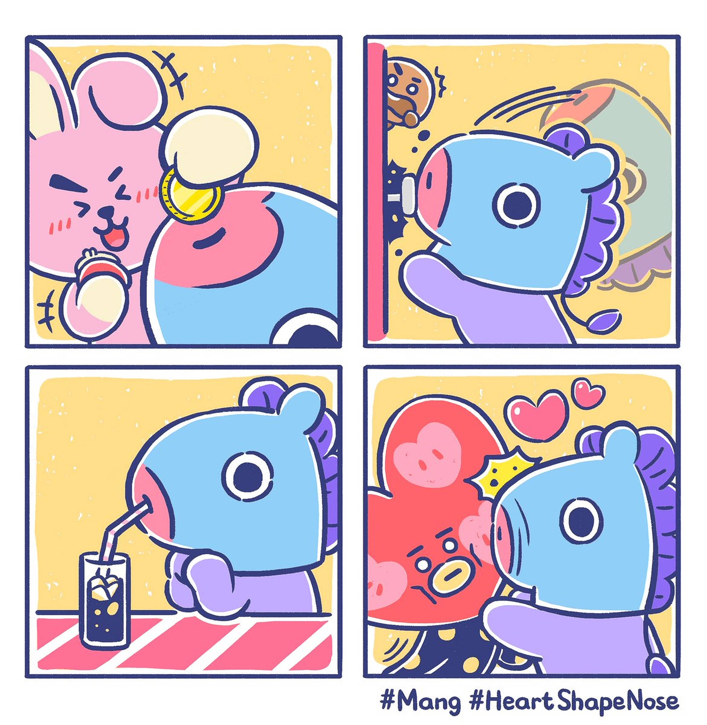 Mang Bt21 การ์ตูน วอลเปเปอร์
