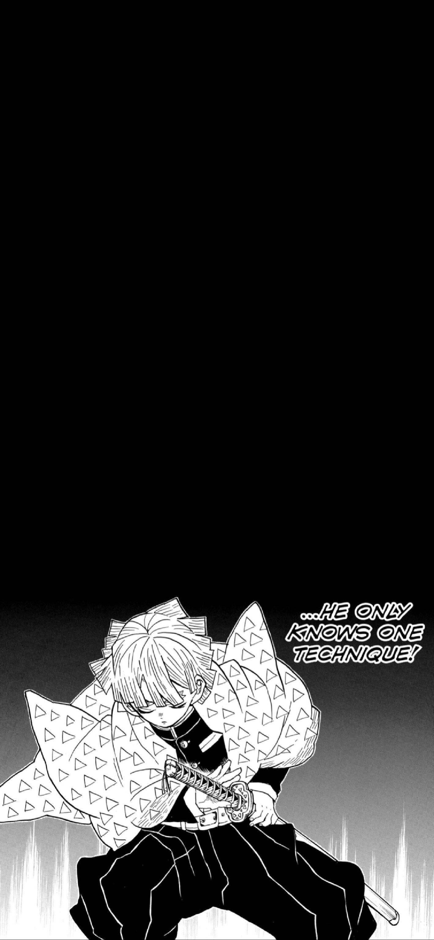 Manga iPhone Zenitsu Agatsuma วอลเปเปอร์