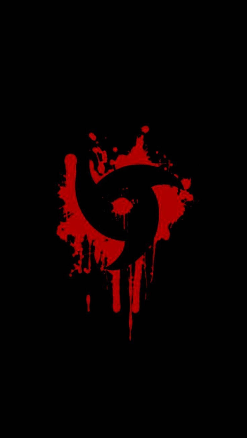 ดวงตา Mangekyō Sharingan ของอิทาจิสีดำ Naruto วอลเปเปอร์