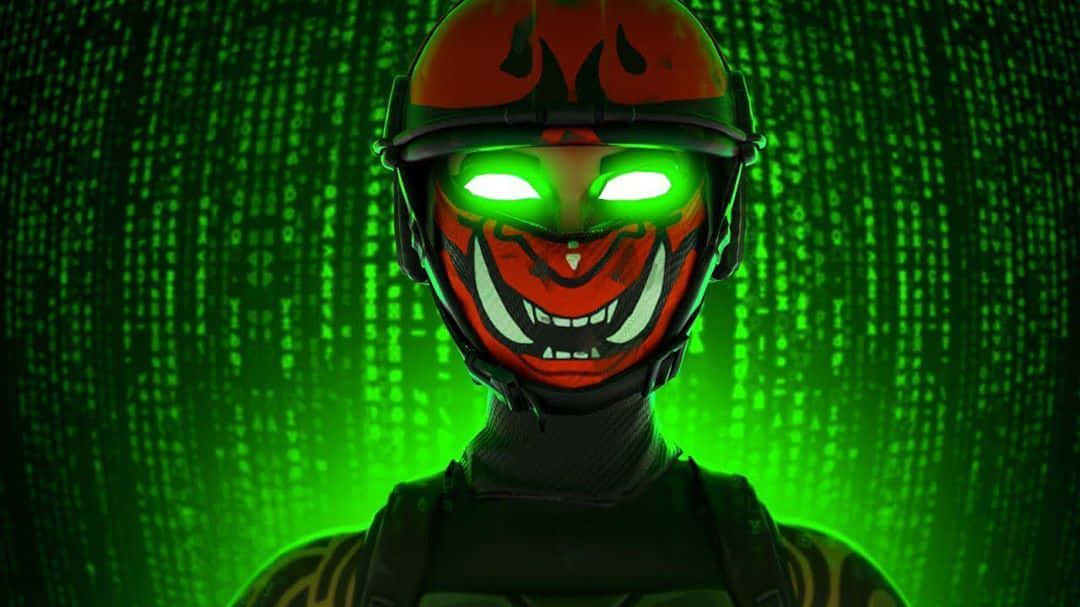 ใบหน้าชั่วร้ายสไตล์ Manic วอลเปเปอร์