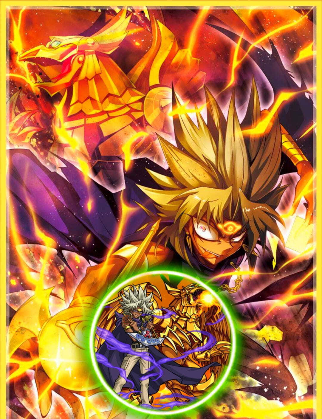 Marik Ishtar พร้อมกับคฑาแห่งสหัสวรรษ วอลเปเปอร์