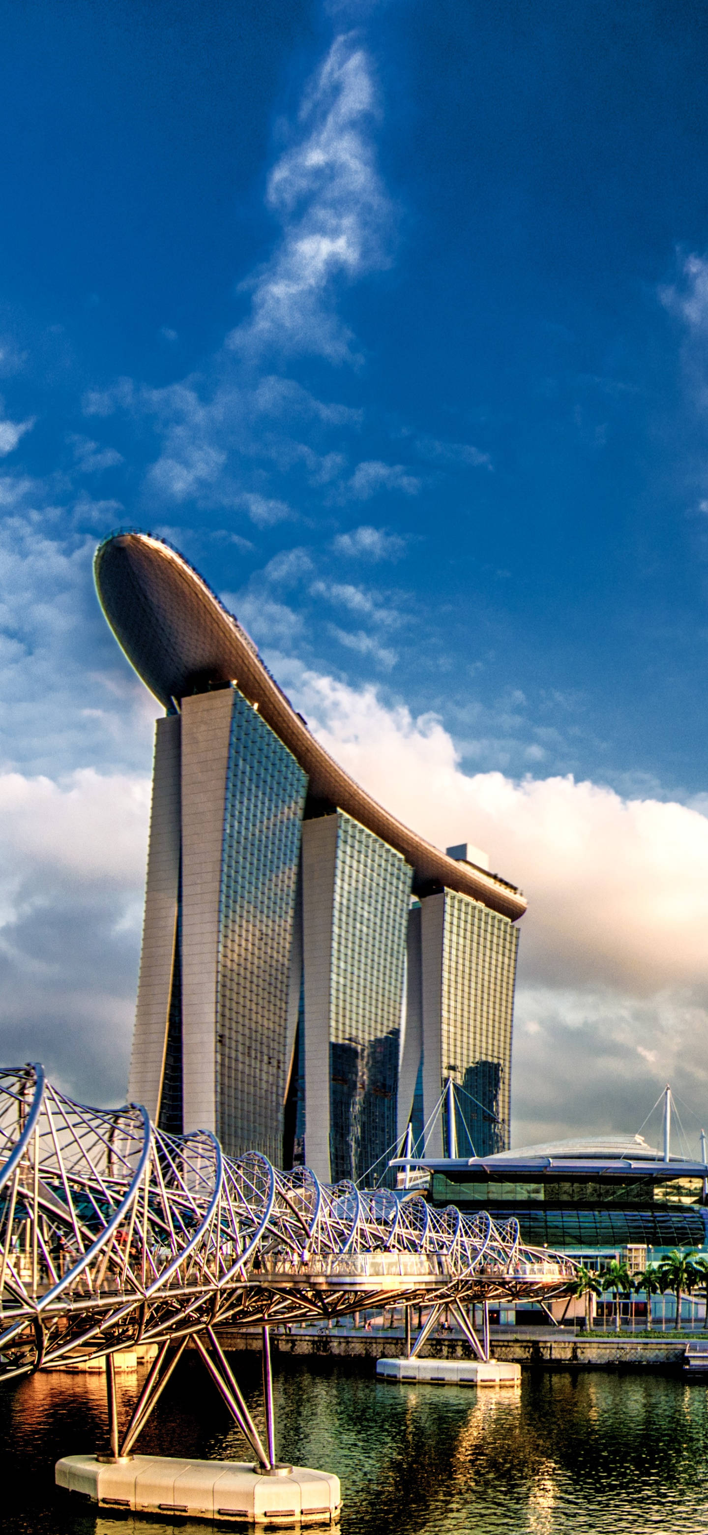 Marina Bay Sands เมฆวอลเปaperมือถือ วอลเปเปอร์