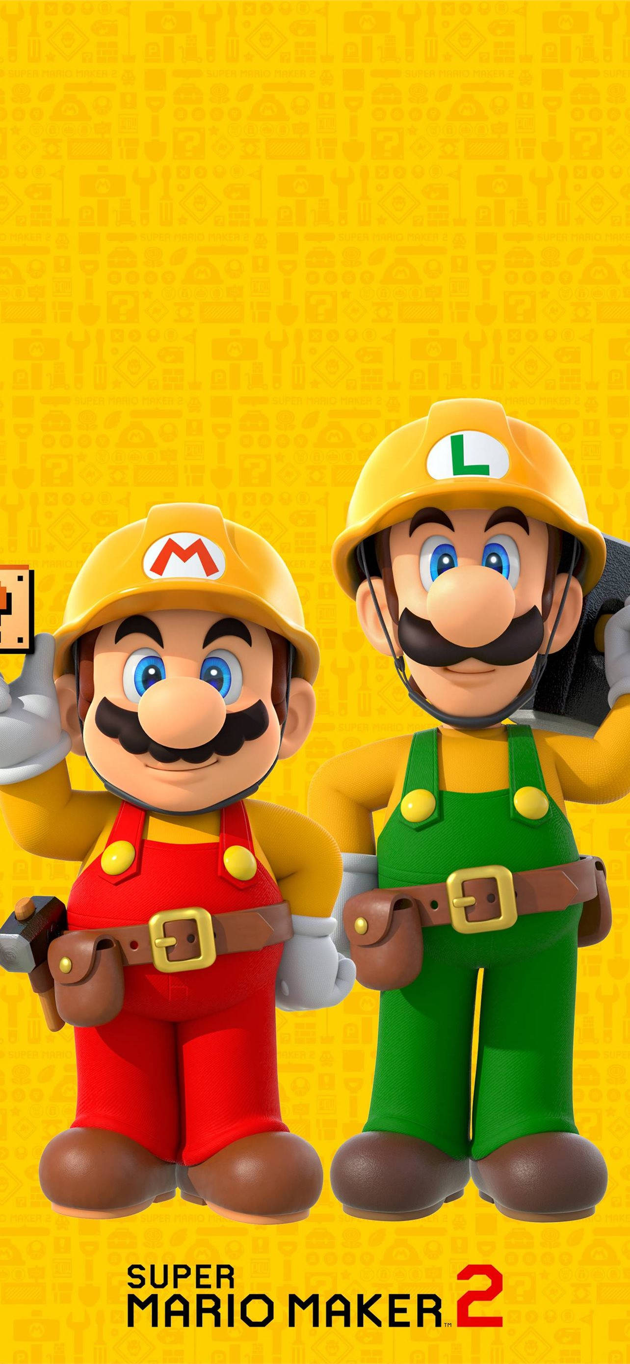 โปรโม Mario และ Luigi Super Mario Maker 2 วอลเปเปอร์