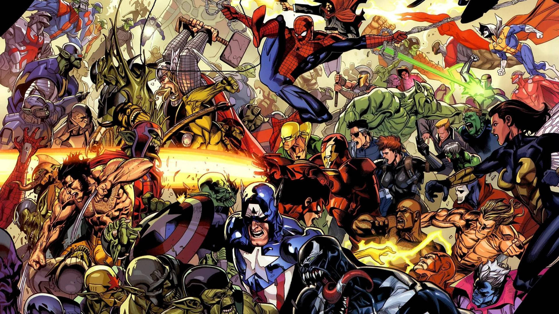 Marvel รวมทุกอย่างไว้ในที่เดียว วอลเปเปอร์
