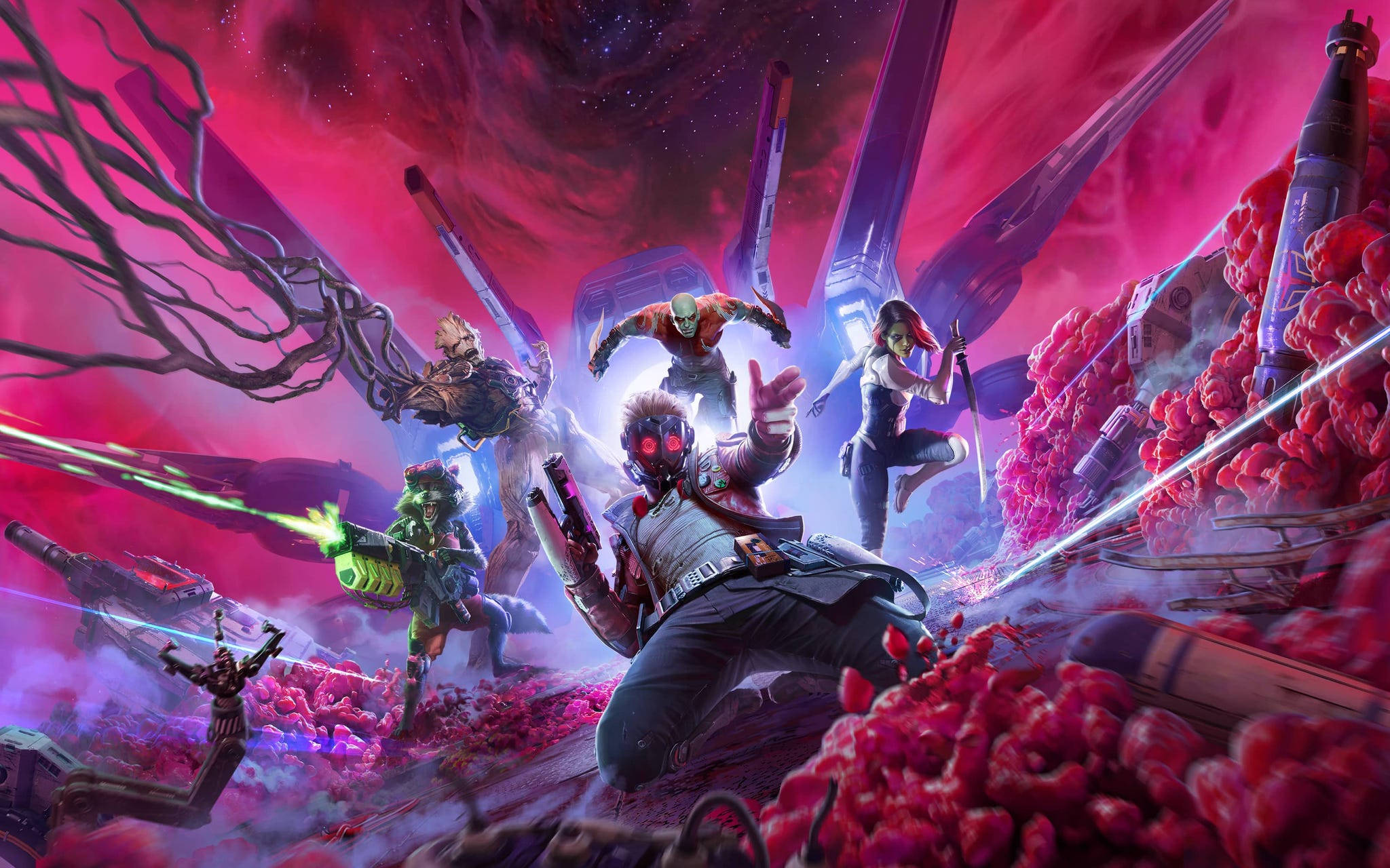 Marvel Guardians Of The Galaxy เกมวิดีโอ วอลเปเปอร์