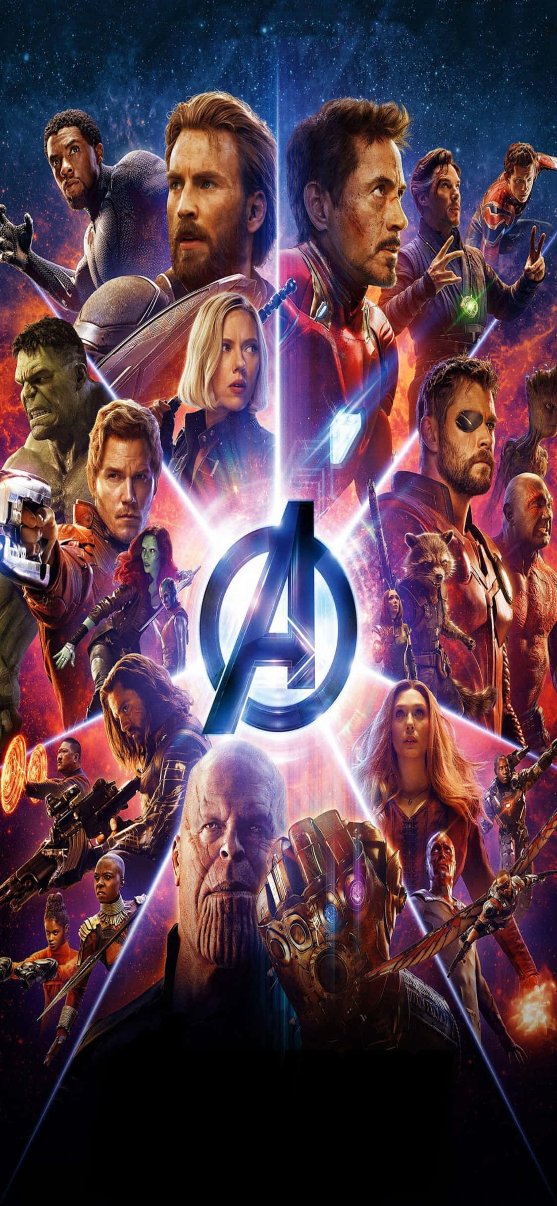 Marvel's Avengers รวมพลังกับ iPhone Xs วอลเปเปอร์