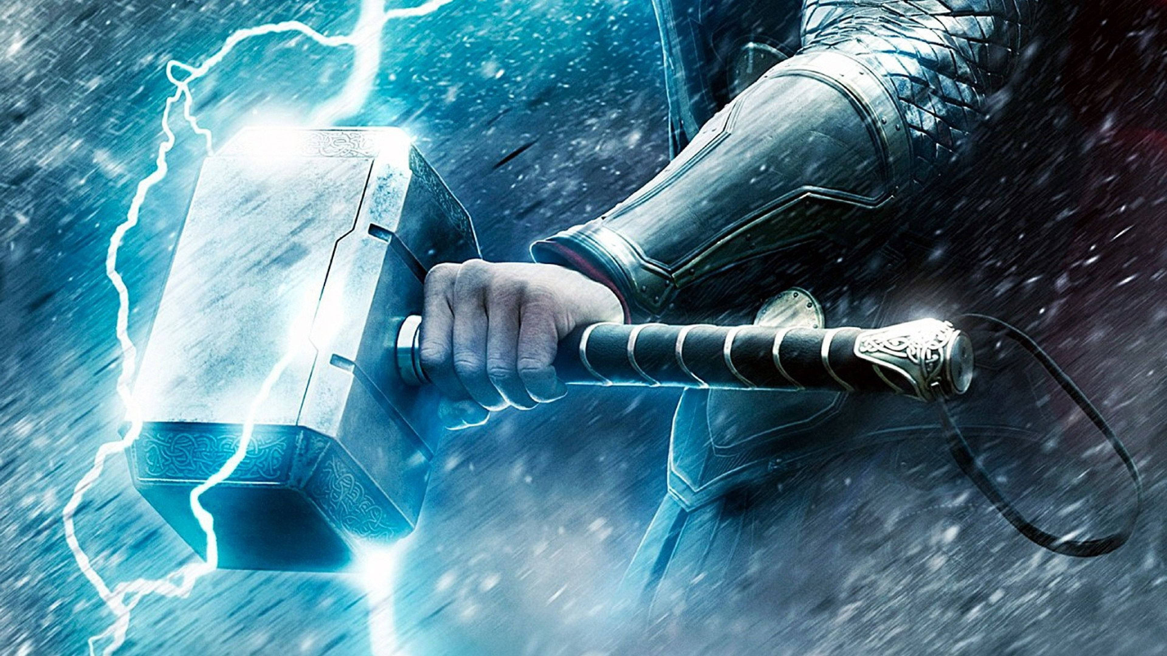 Marvel Thor Stormbreaker และ Mjolnir วอลเปเปอร์