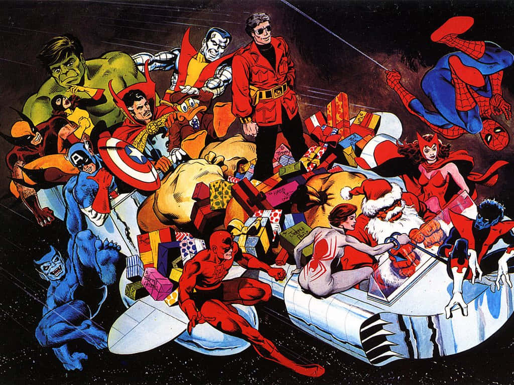 Marvel คริสต์มาส รวมพลผู้พิทักษ์จักรวาล วอลเปเปอร์