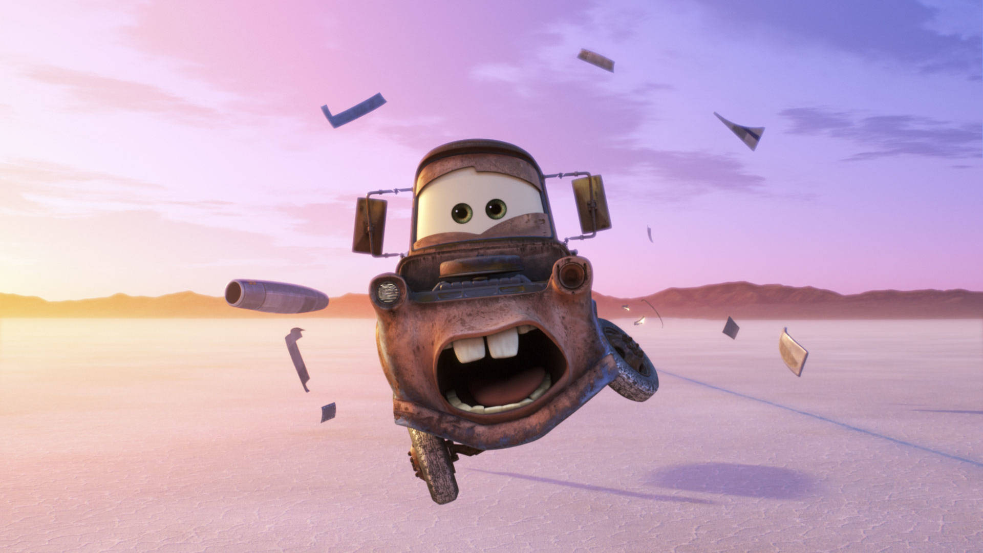 Mater บอลลูนลอยฟ้าขนาดเท่าของจริงในงานแสดงรถยนต์ วอลเปเปอร์
