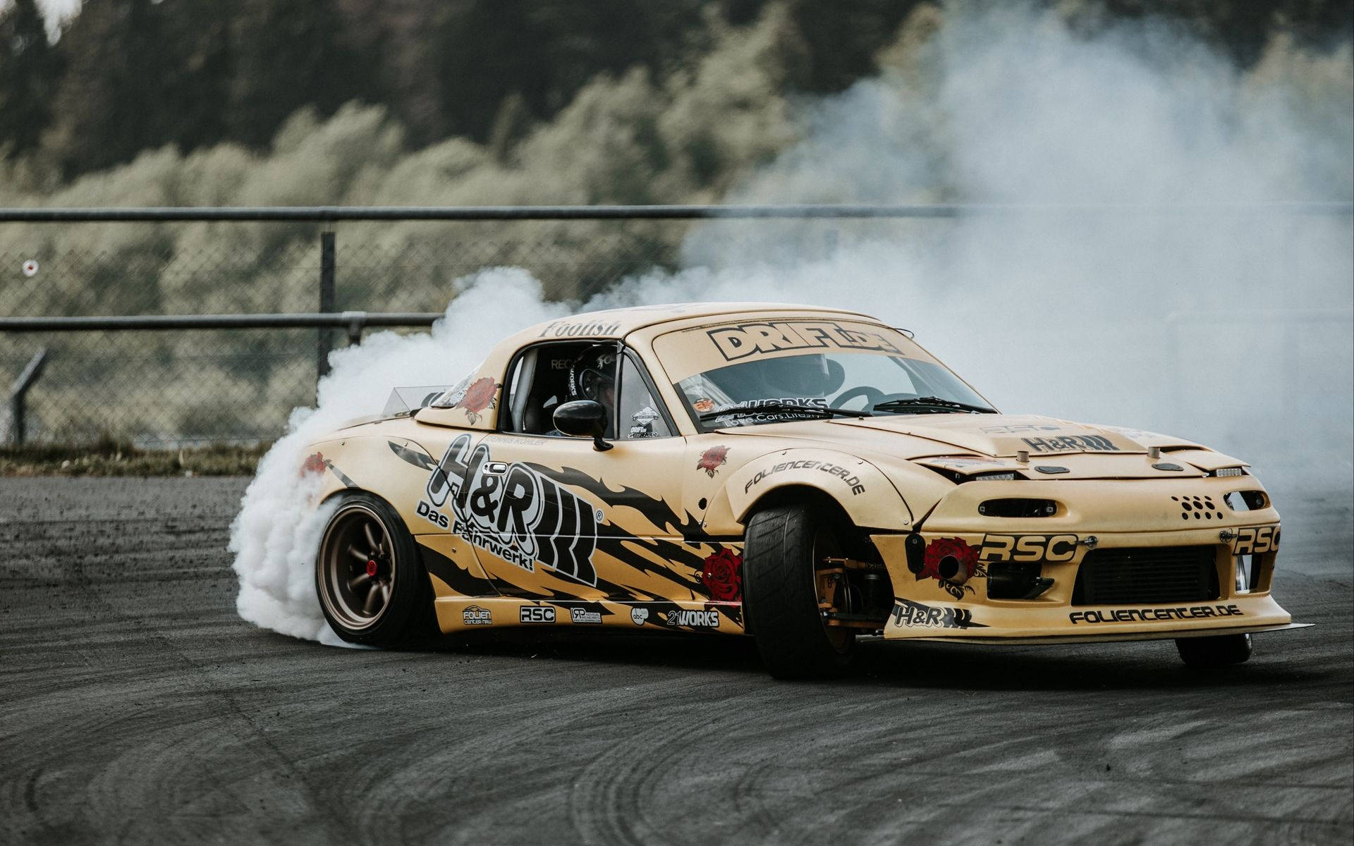 รถดริฟท์ Mazda RX-7 วอลเปเปอร์